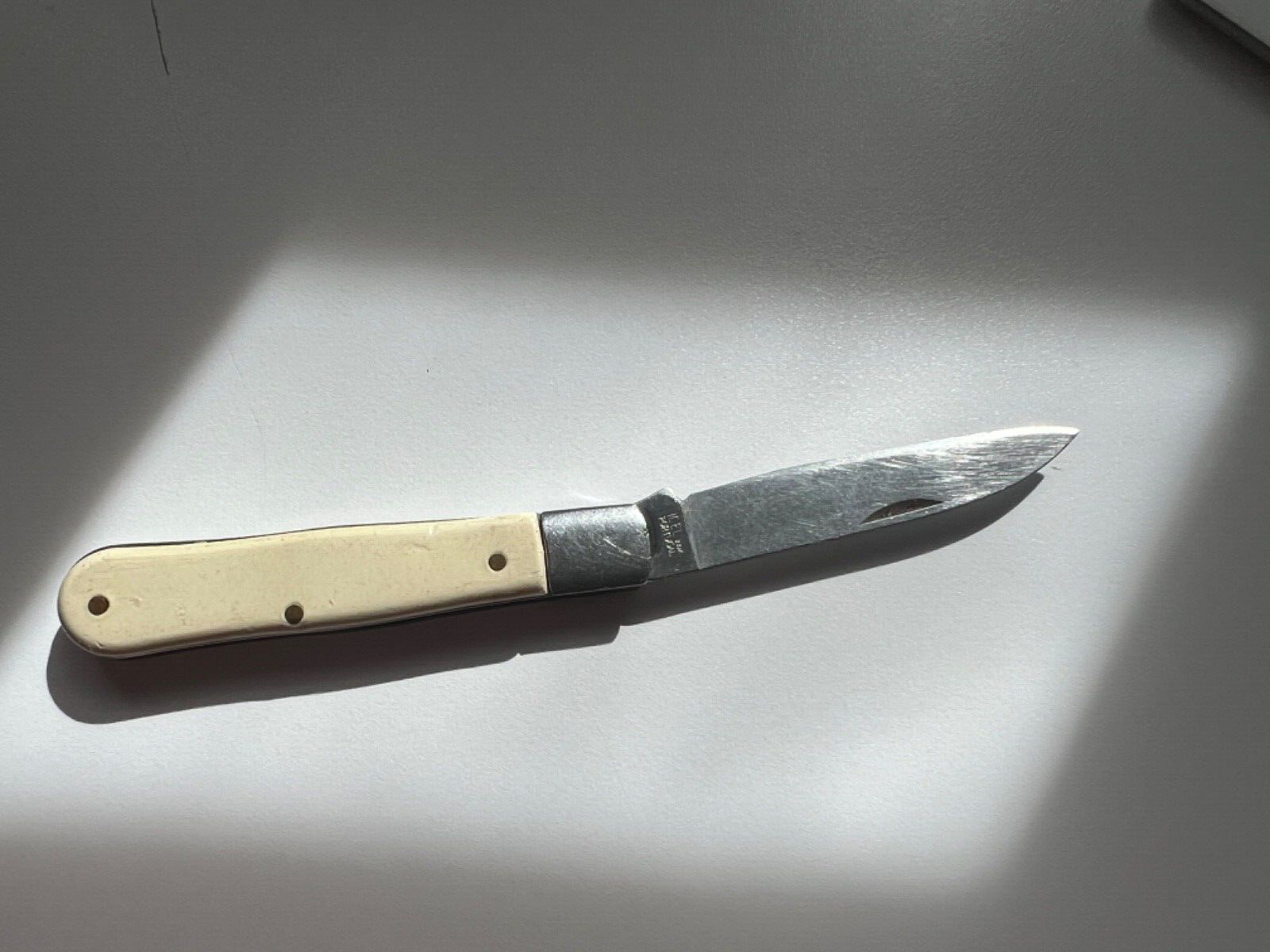 Vintage ICEL INOX Portugal Stainless Steel Folding Knife