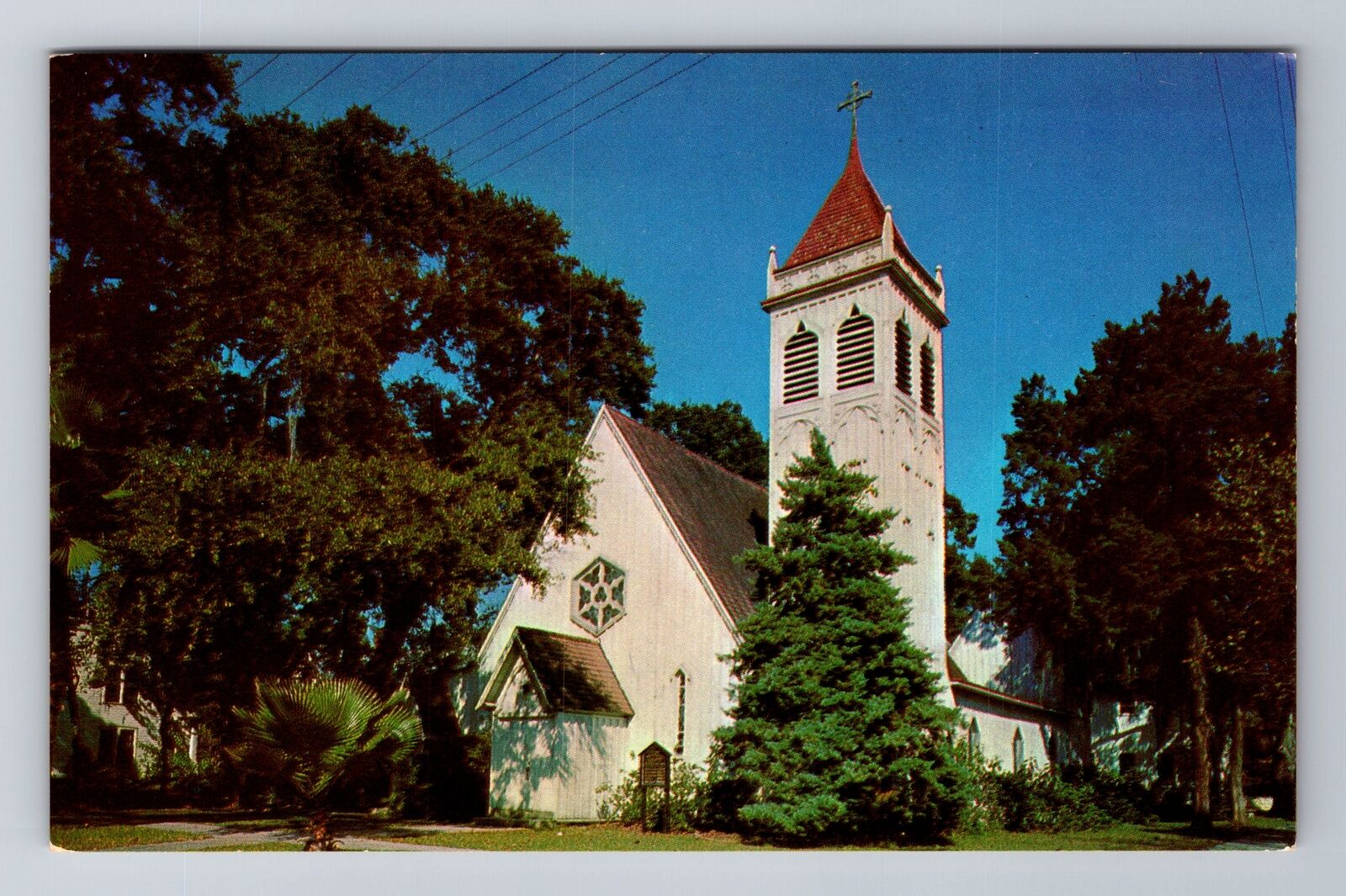 Palatka FL-Florida, St Mark's Episcopal Church, Religion, Vintage Postcard
