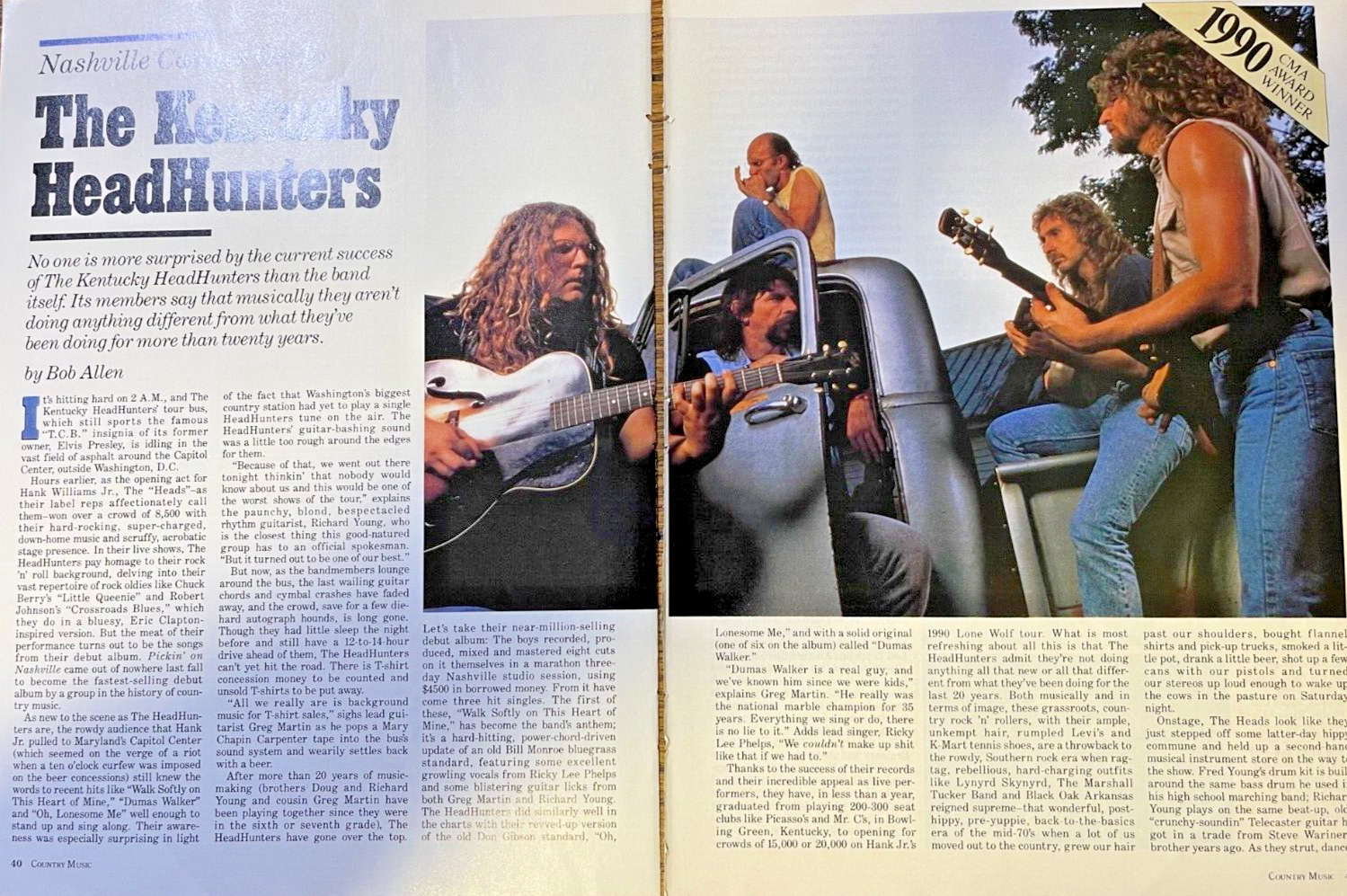 1990 Country Music Group The Kentucky HeadHunters