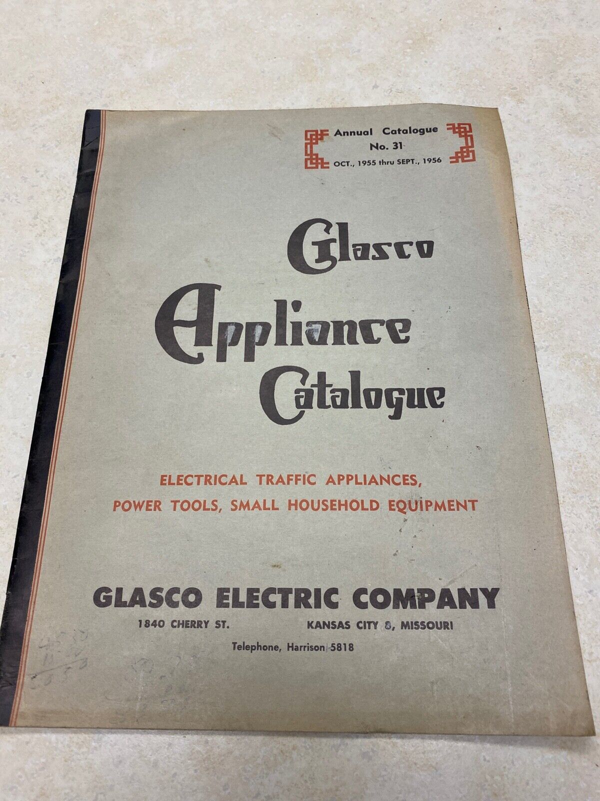1955-56 Glasco Appliance Catalog - Kansas City