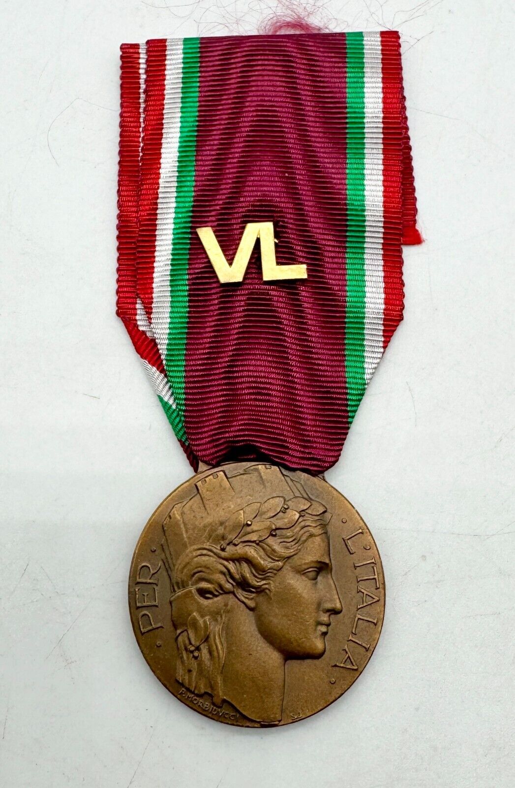 Italy WW2 Medal of Honor for the Volunteer Patriots of Liberty