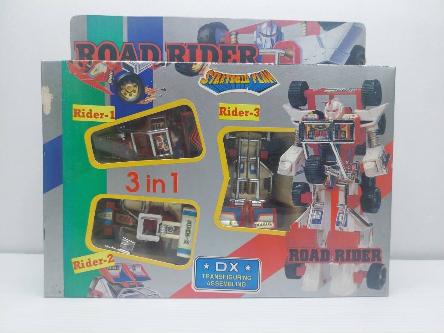 Road Rider  3 in 1 Transformers  MIB  Taiwan 1980's  Vintage  