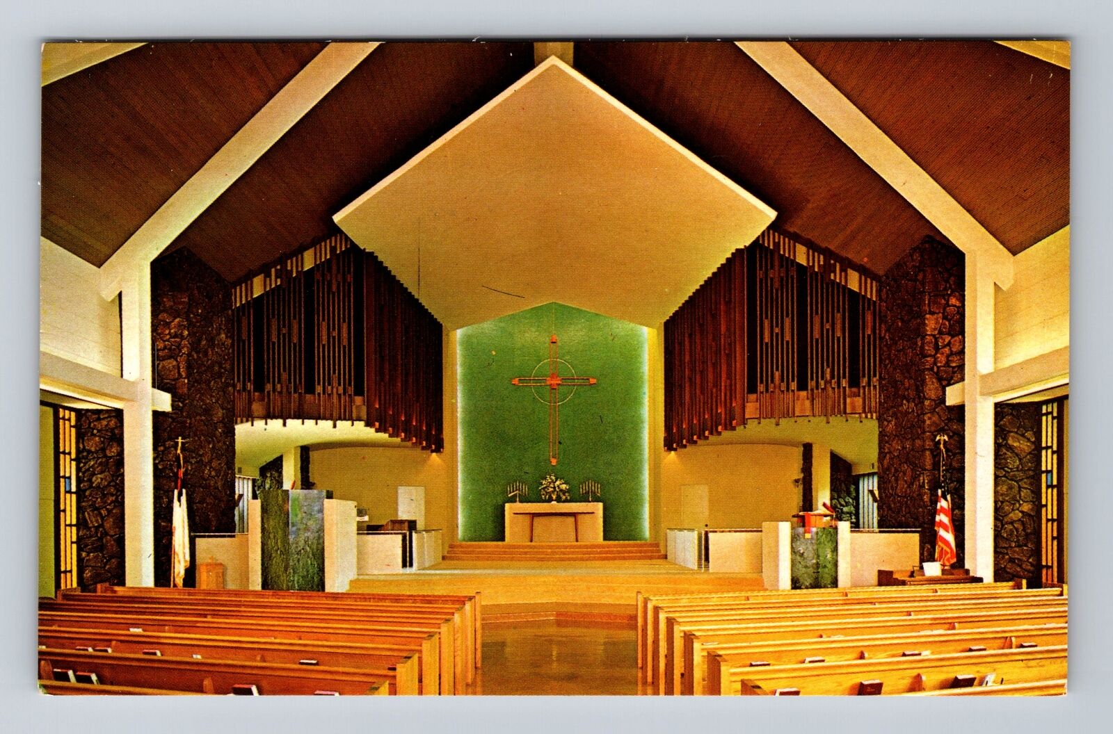 Honolulu HI-Hawaii, First Presbyterian Church, Antique Vintage Postcard