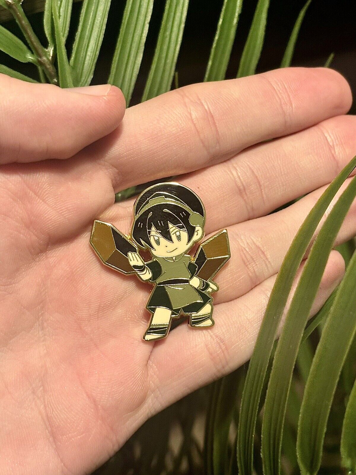Avatar The Last Airbender Toph Enamel Pin Cute Anime Collectible Metal Pin