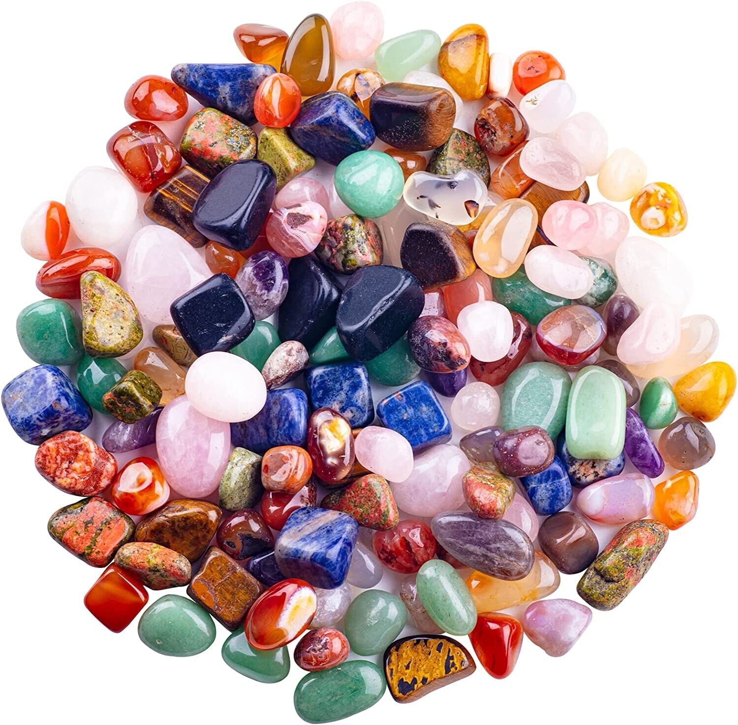 Treasure Bag of Polished Genuine Gemstones ( Over 1/4 lb.)