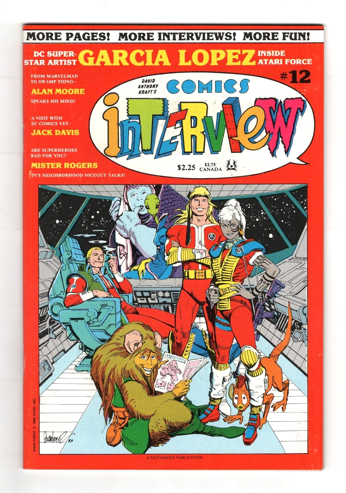 June 1984 David Anthony Kraft's Comics Interview #12 Magazine  #A701