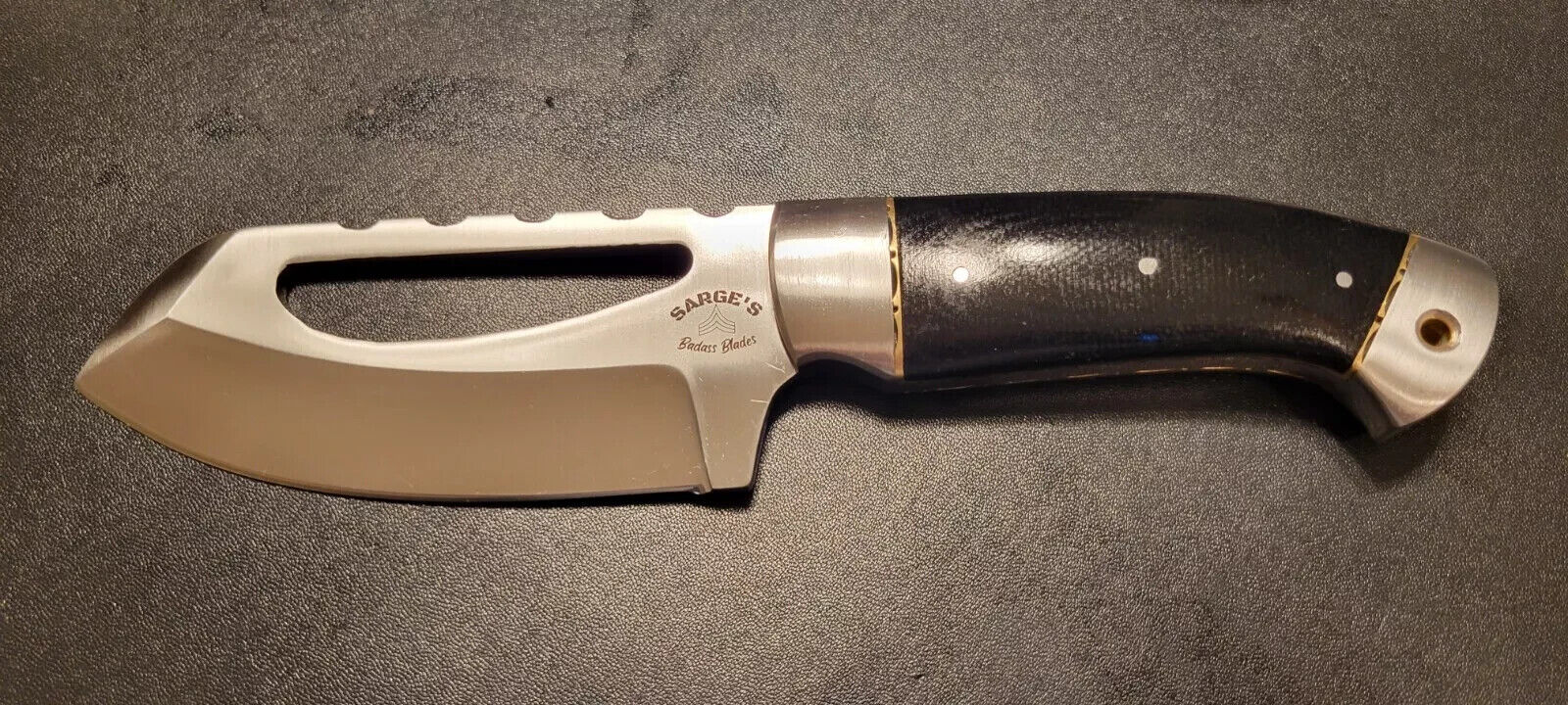 Badass Blades Handmade D2 Steel Tactical Survival Knife Micarta Handle- BA517