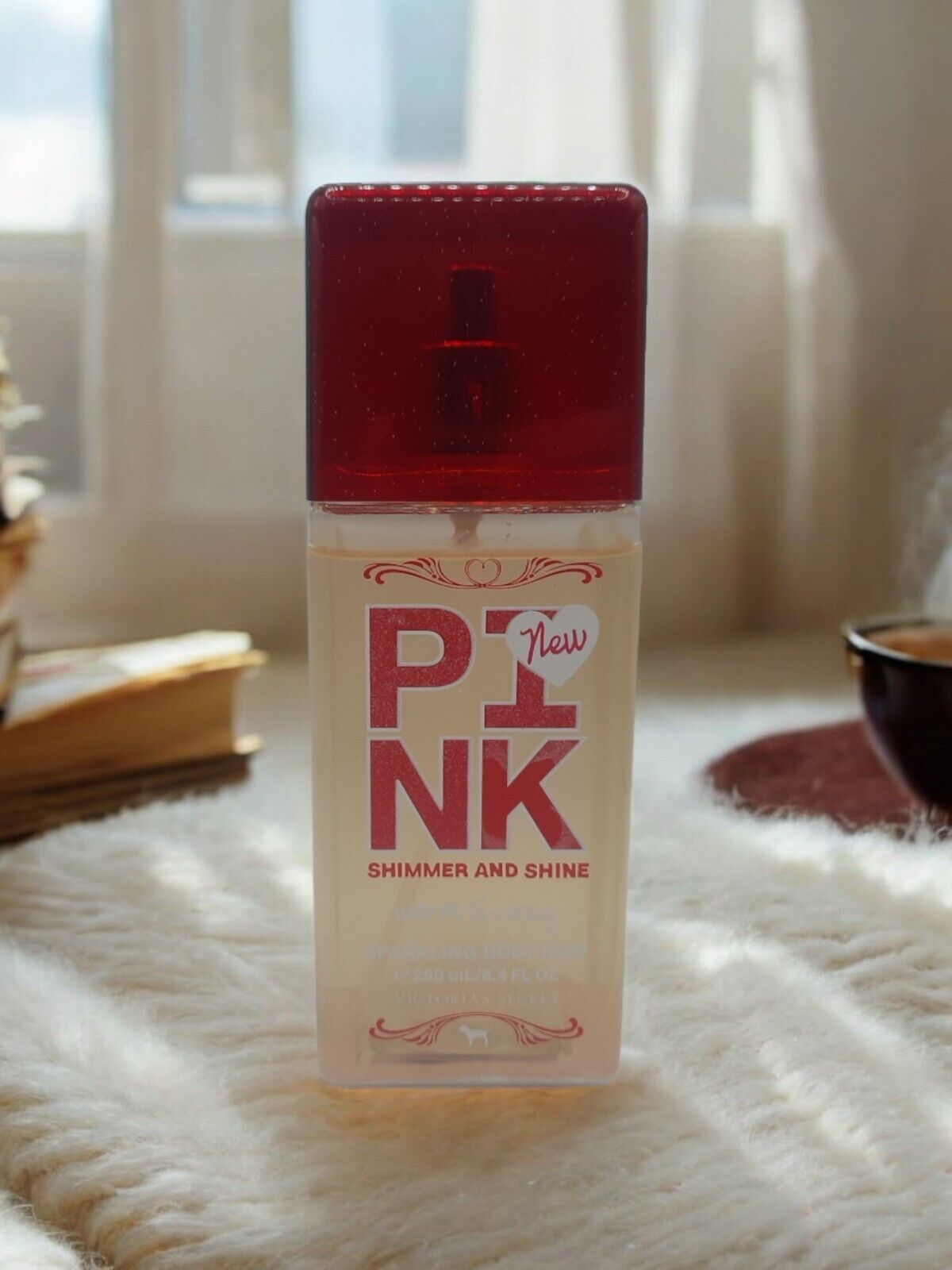 VICTORIA'S SECRET PINK SHIMMER AND SHINE WARM & COZY BODY MIST 8.4 97% Full