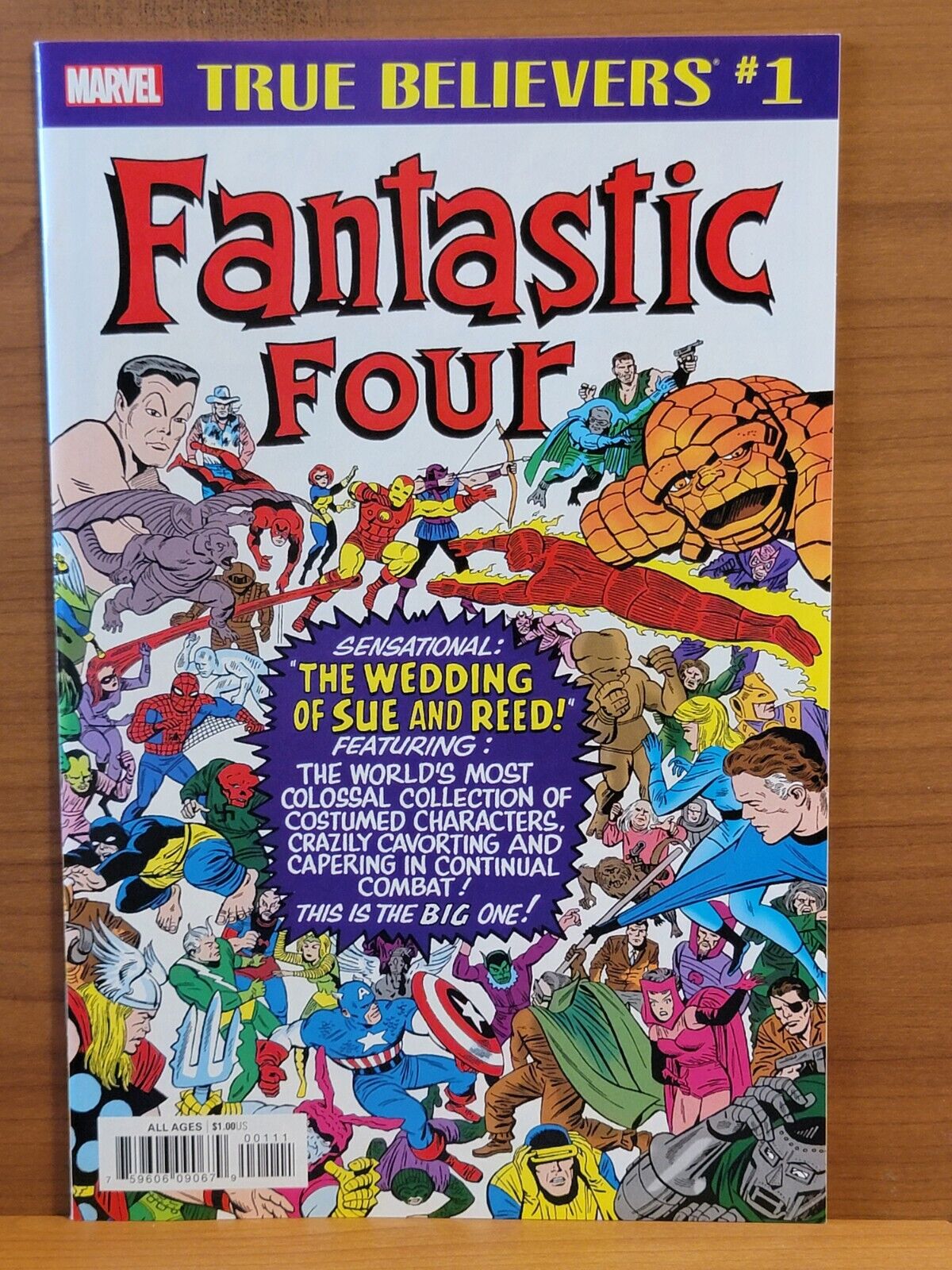 True Believers: Fantastic Four - The Wedding of Reed and Sue #1 NM  Marvel 2018