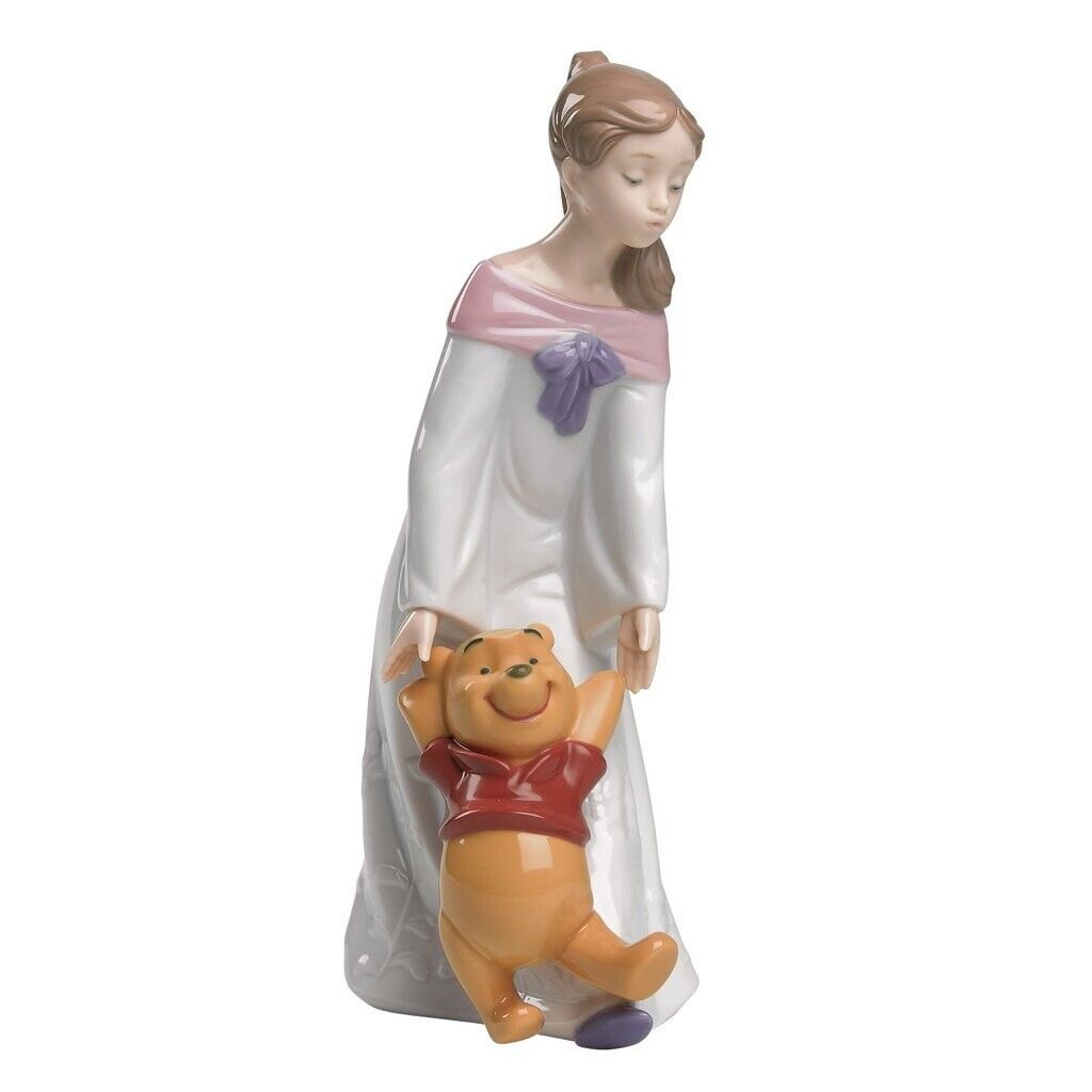 LLADRO NAO, DISNEY, FUN WITH WINNIE THE POOH, #1593, BRAND NEW, MINT & BOXED