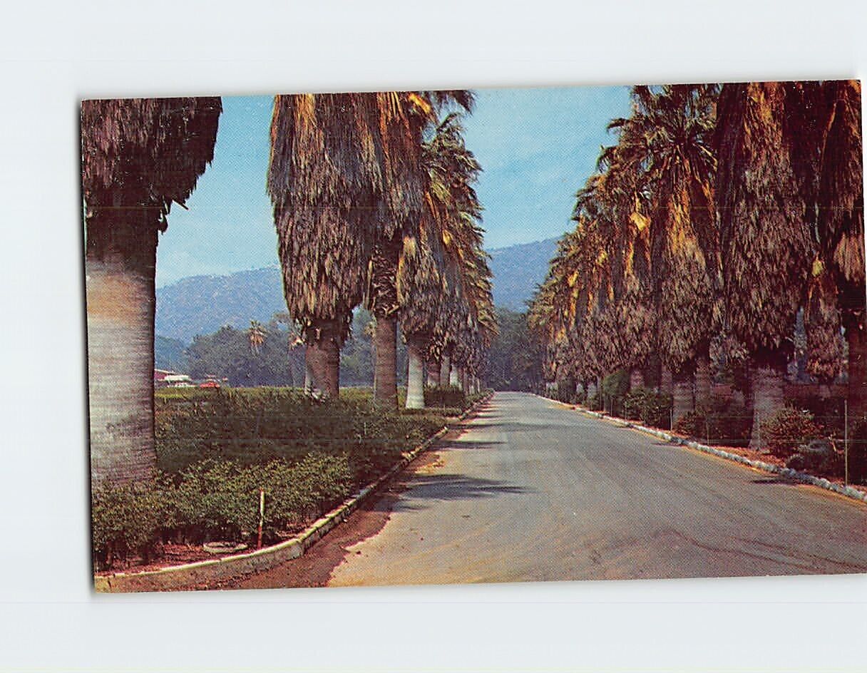 Postcard Entrance to Manresa Retreat House Azusa California USA
