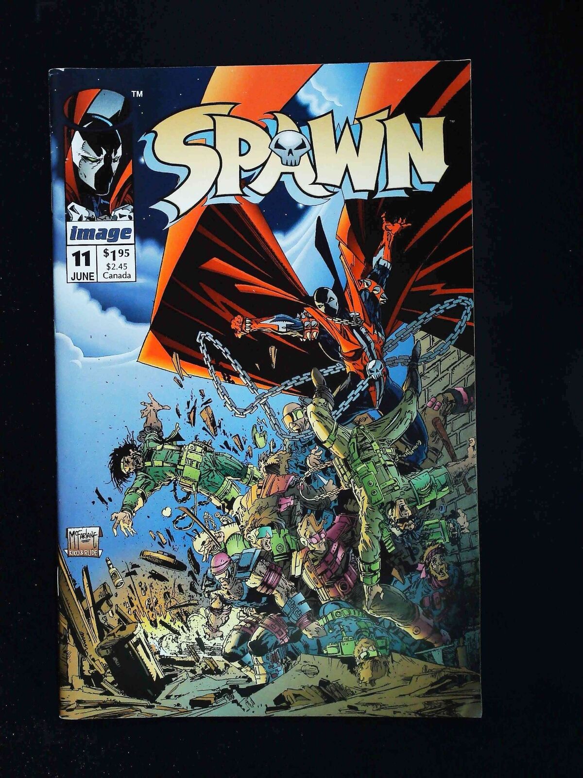 SPAWN #11D  IMAGE COMICS 1993 NM-  VARIANT COVER