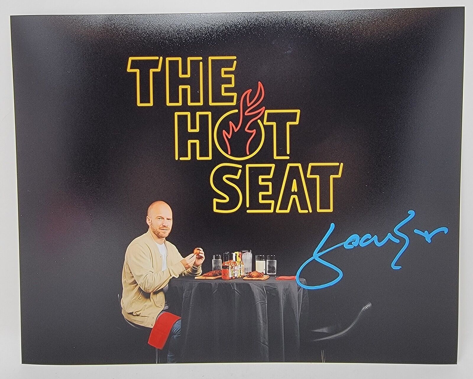 Sean Evans signed 8x10 photo The Hot Ones Hot Seat Host