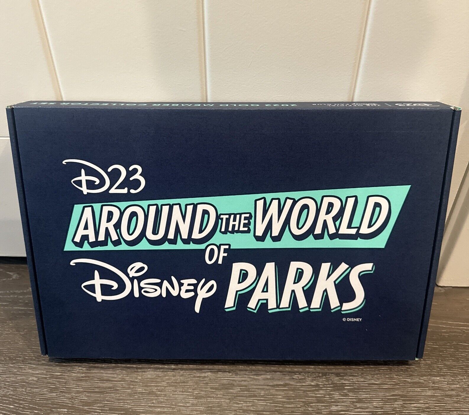2022 D23 Around the World of Disney Parks 7 Pin Collector Set Gold Exclusive New