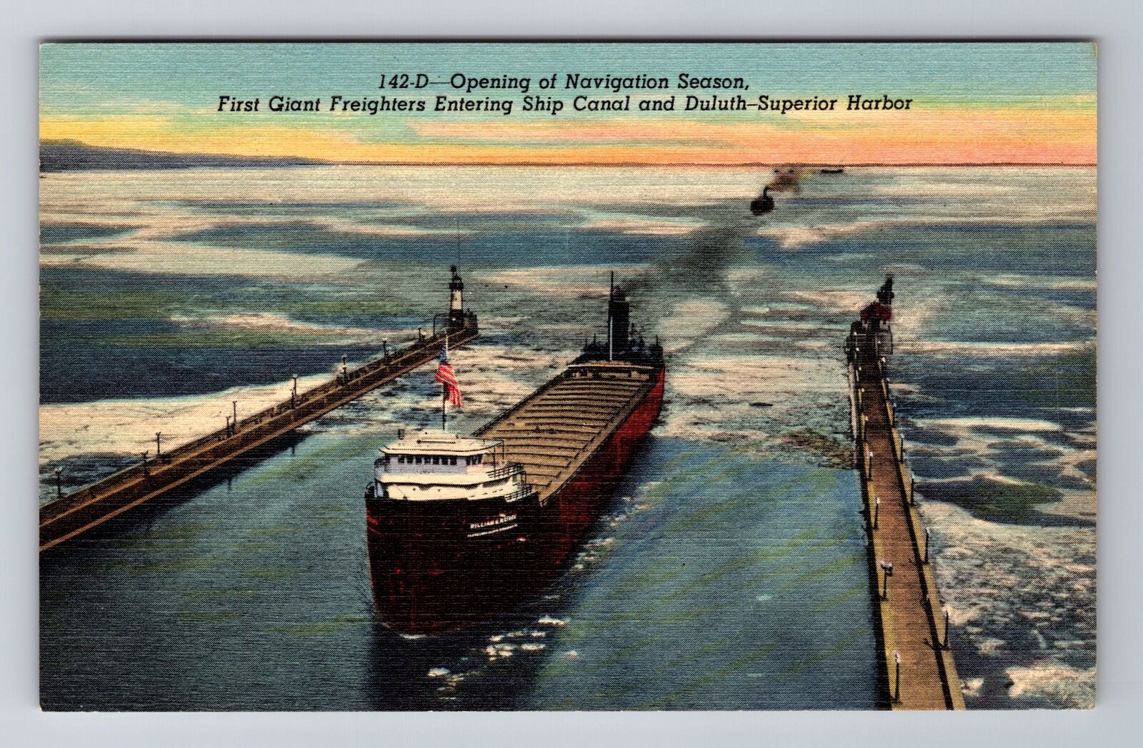Duluth MN-Minnesota, Opening Of Navigation Season, Antique, Vintage Postcard