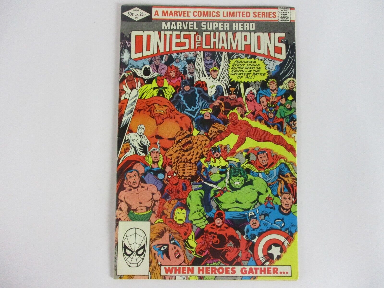 Marvel Comics CONTEST OF CHAMPIONS #1 June 1982 LOOKS GREAT
