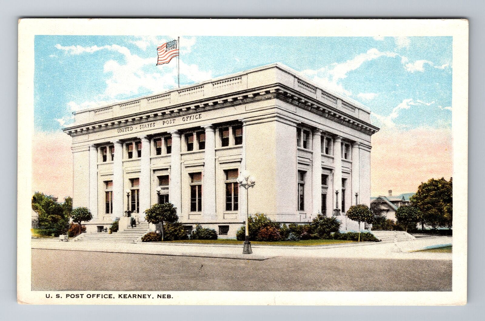 Kearney NE-Nebraska, United States Post Office, Antique, Vintage Postcard