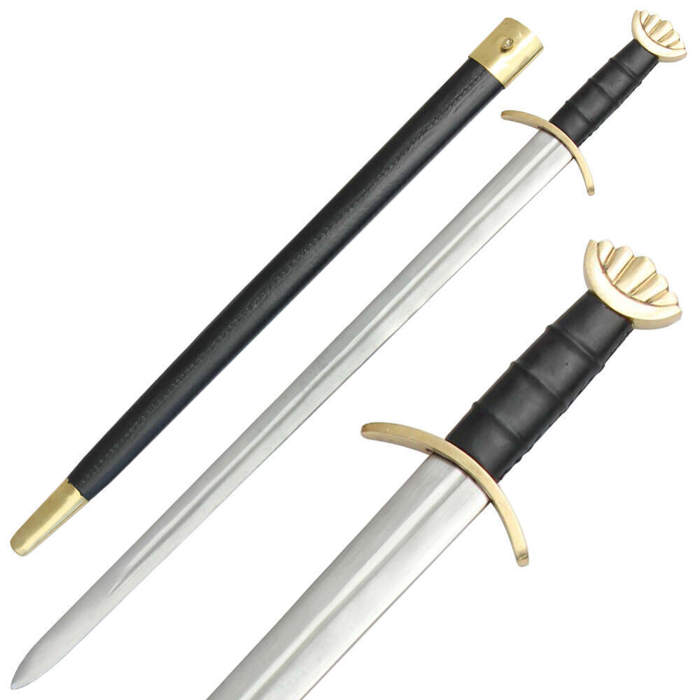 Medieval Noble Savage Brass Viking Battle War Sword Collectible Replica 40.50\