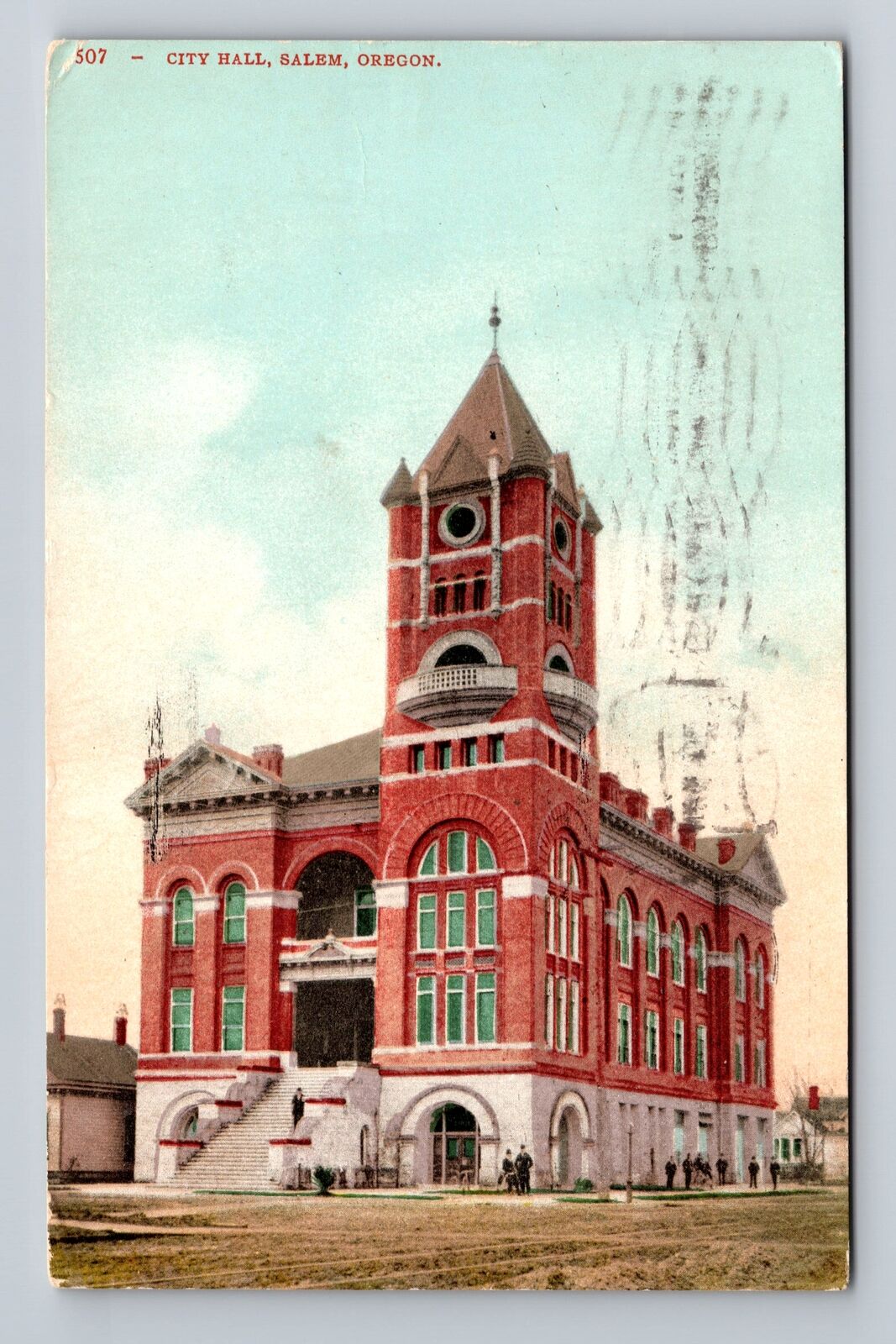 Salem OR-Oregon, City Hall, Antique, Vintage c1911 Postcard