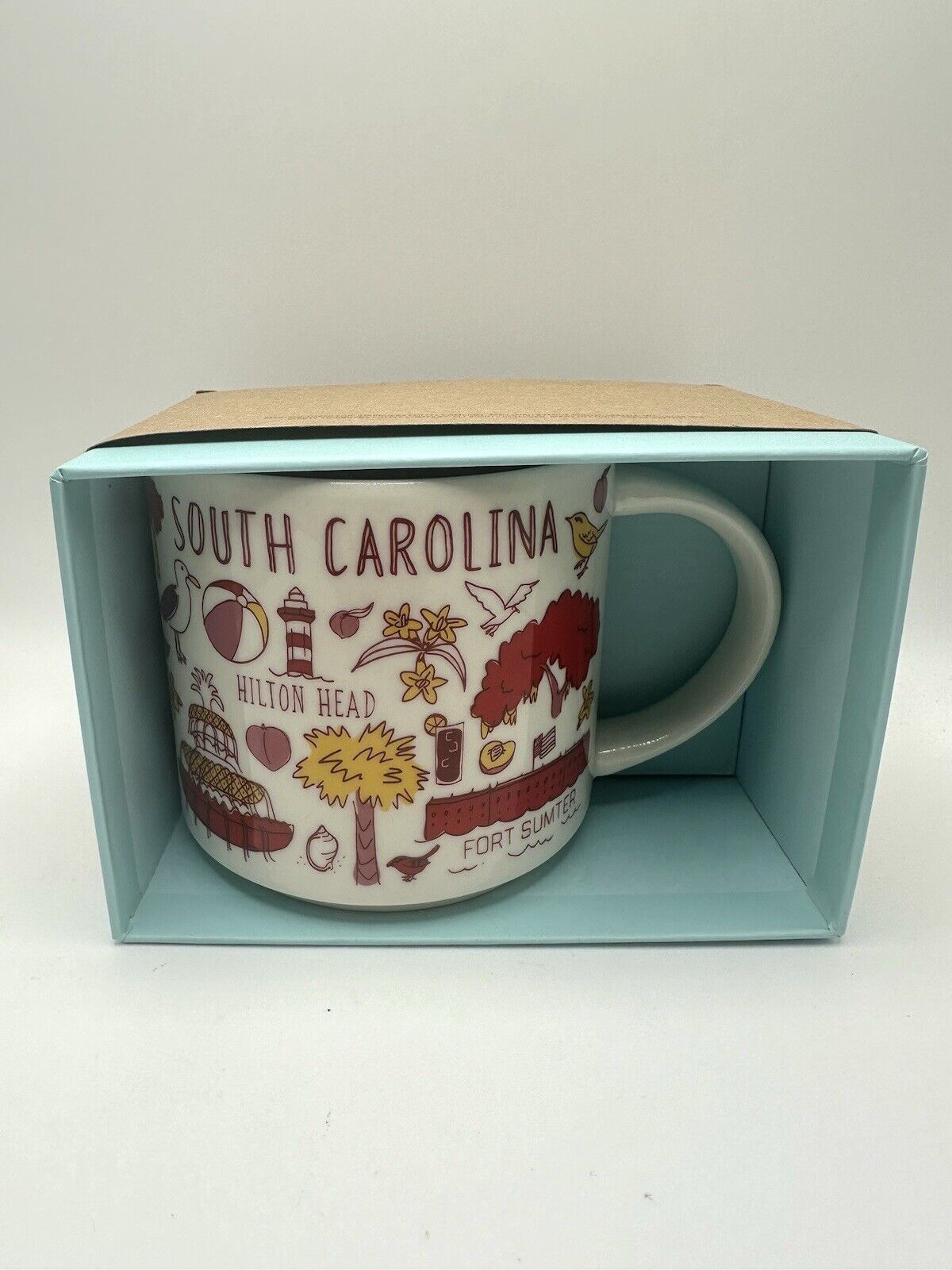 STARBUCKS South Carolina Been There Series Across The Globe Collection 14oz Mug