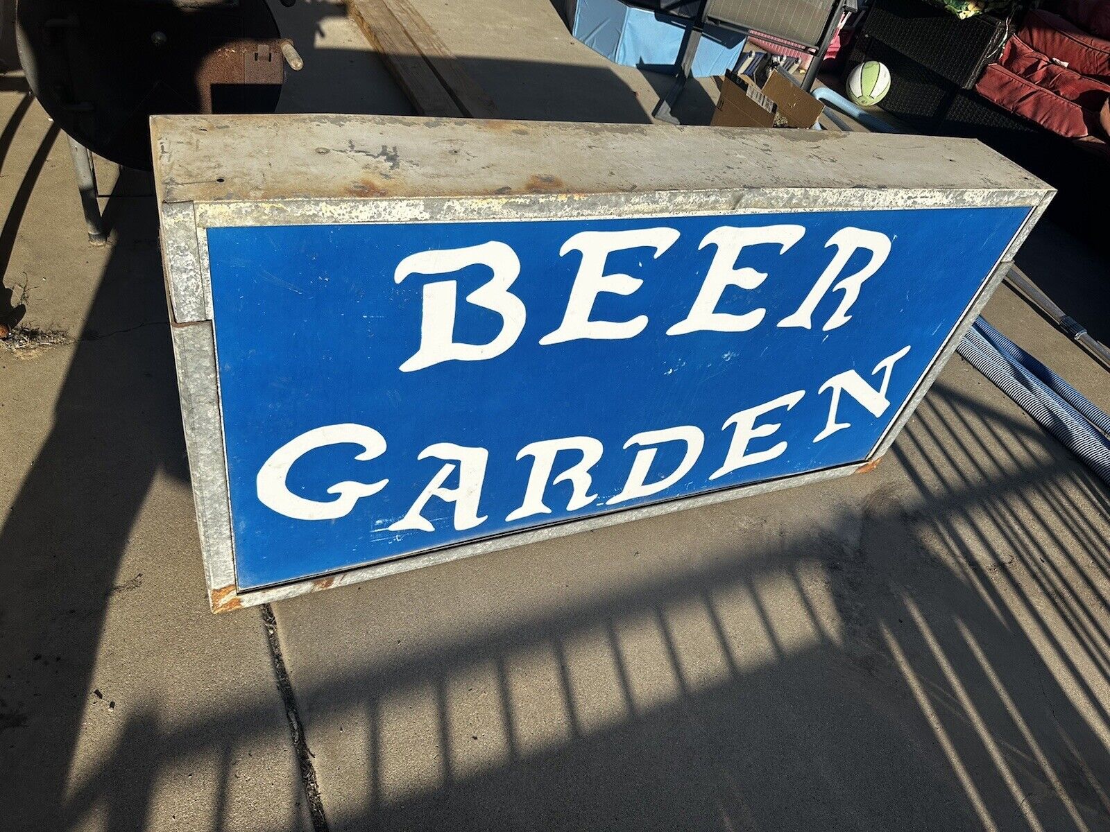 Beer Garden Large Outdoor Sign