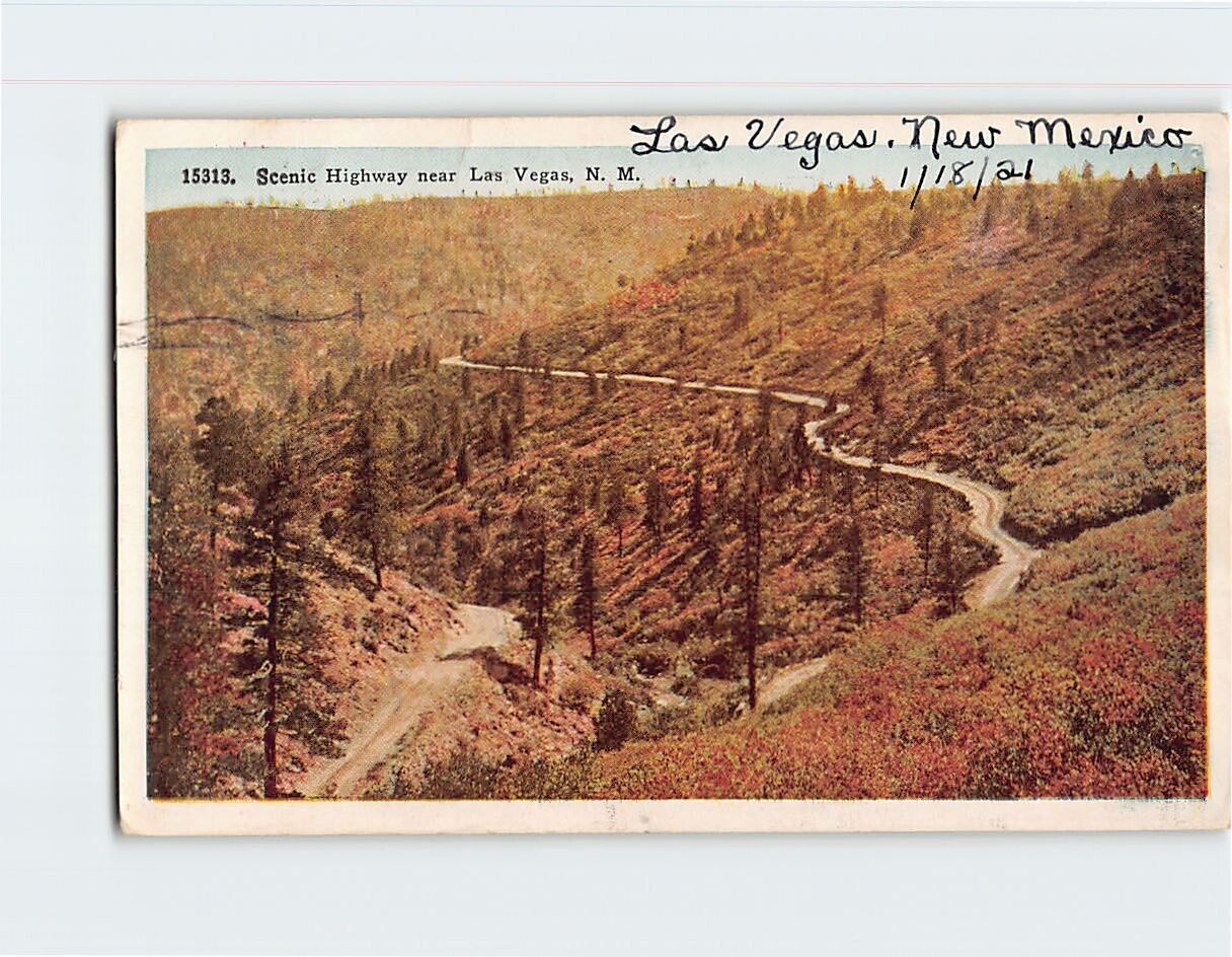 Postcard Scenic Highway near Las Vegas Nevada USA