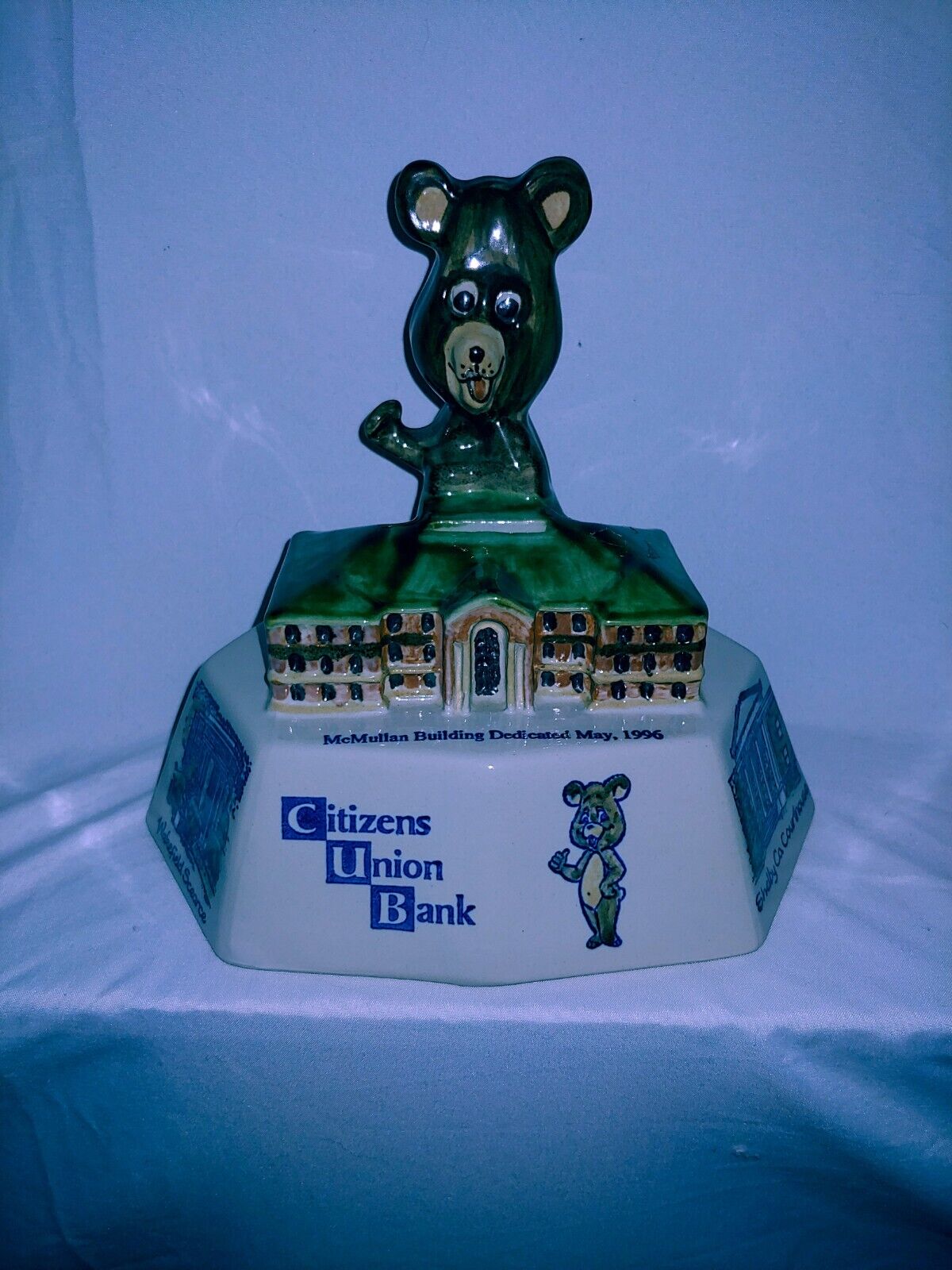Louisville Stoneware Still Bank, From Citizens United BANK CUB  Shelbyville KY