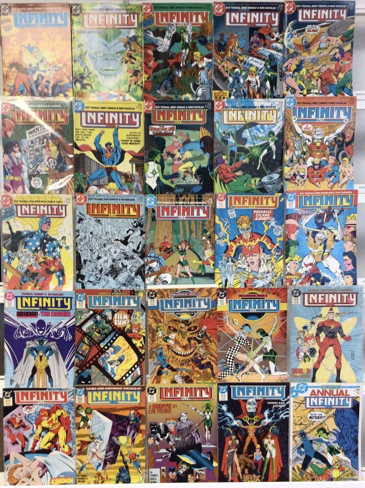 DC Comics Infinity Inc 1st Series Lot Of 25 Comics 