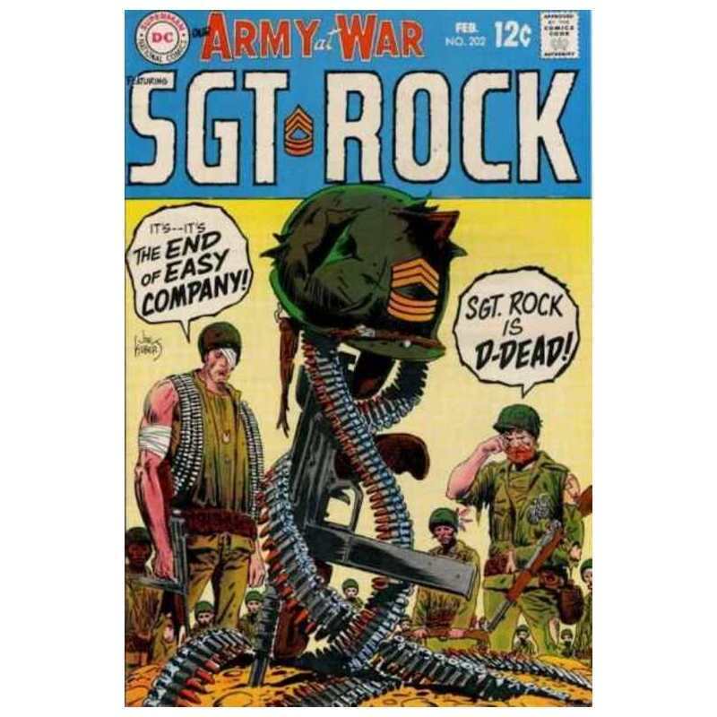 Our Army at War (1952 series) #202 in Very Fine minus condition. DC comics [y{