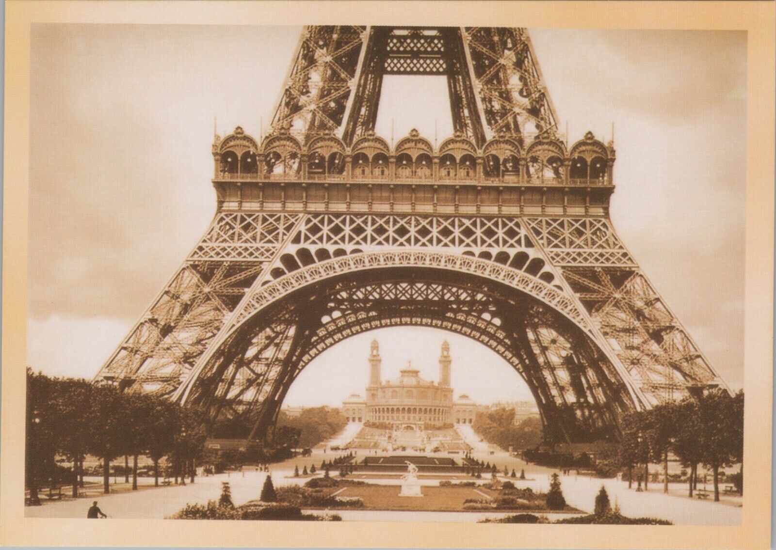 MR ALE New 2023 Postcard Eiffel Tower Base Daytime Paris France UNP B599