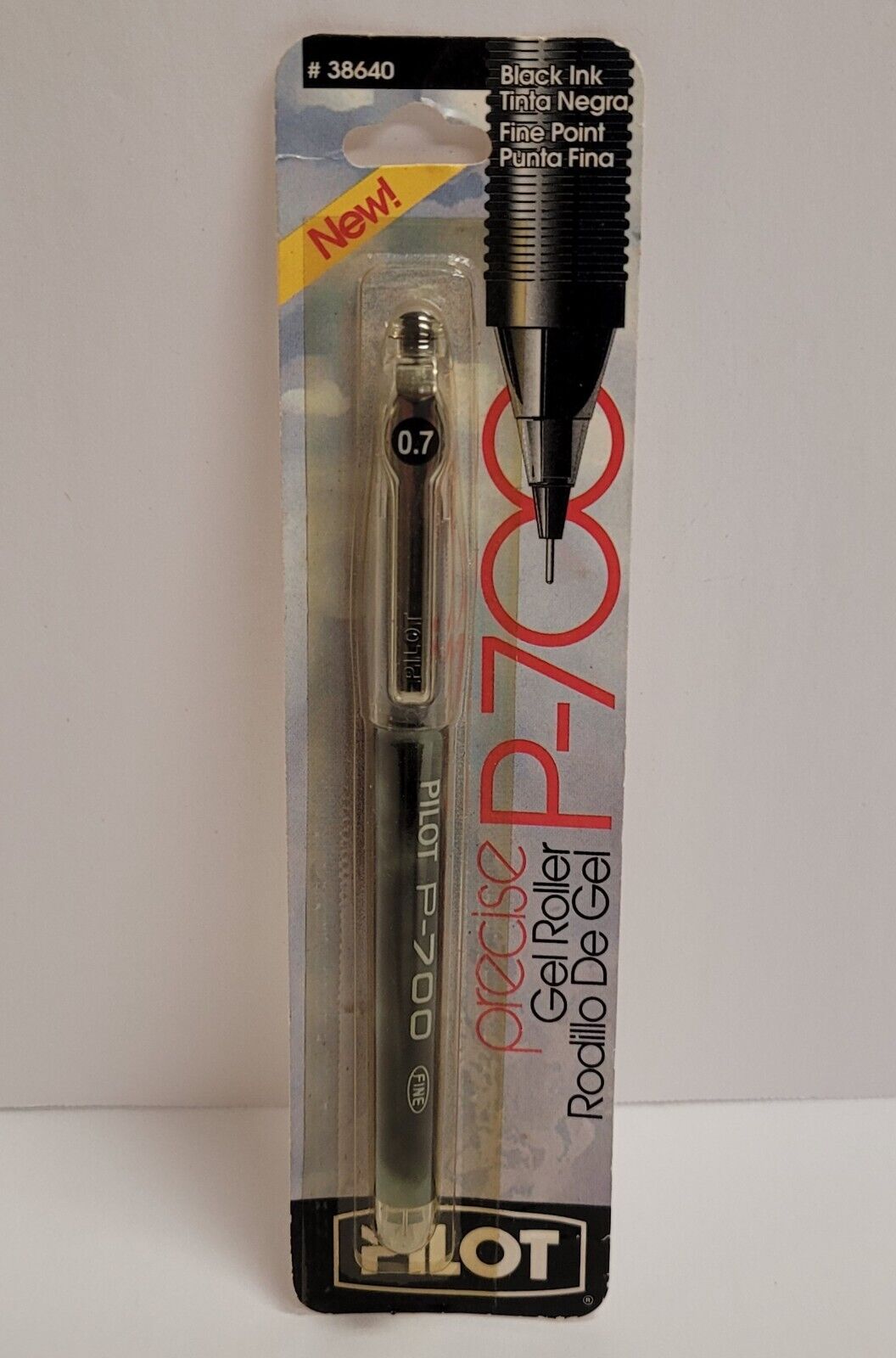 Vintage Precise P-700 Gel Pen Fine Point 0.7 mm Black Ink #38640 New NOS