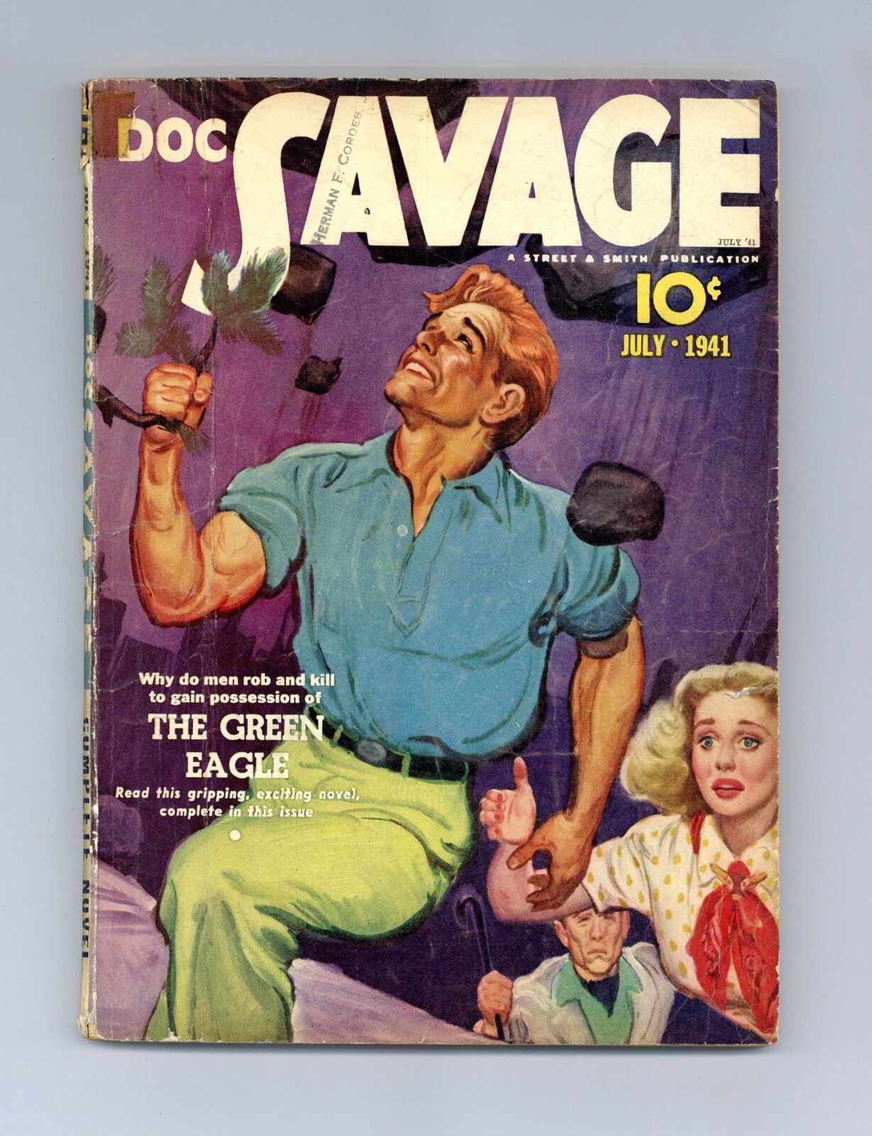 Doc Savage Pulp Vol. 17 #5 VG 1941