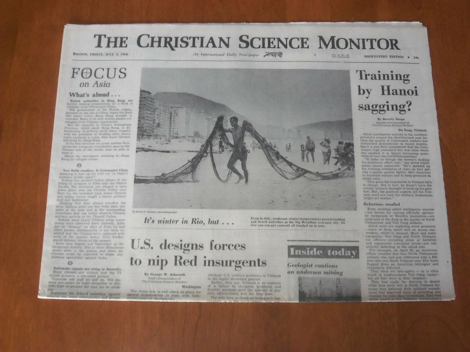 1968 JULY 5 THE CHRISTIAN SCIENCE MONITOR- KENNEDY COULD HELP DEMOCRATS- NP 4649