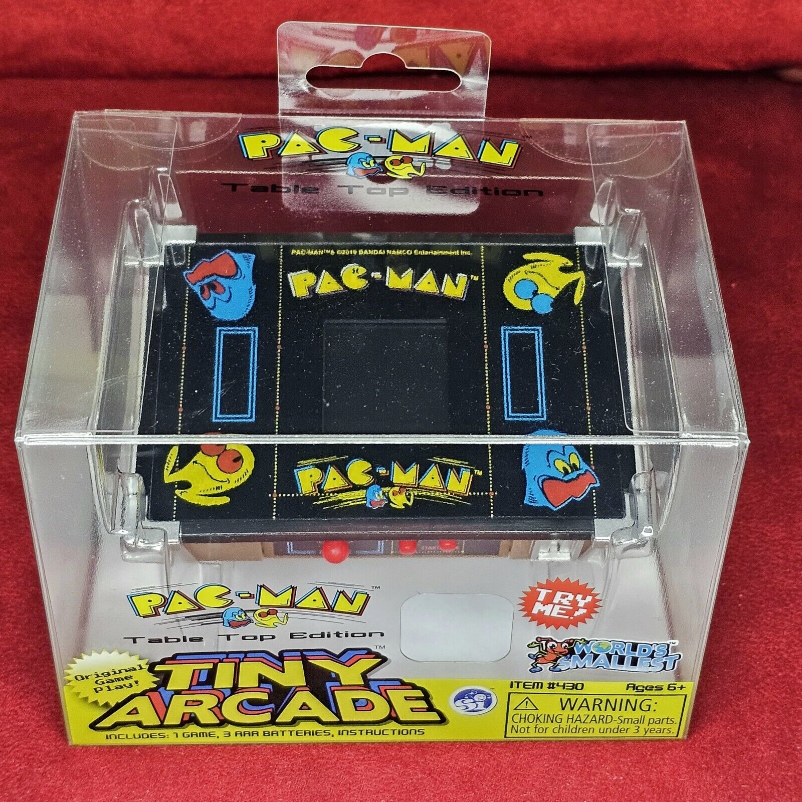 Pac-Man Tabletop Tiny Arcade Worlds Smallest (NEW)