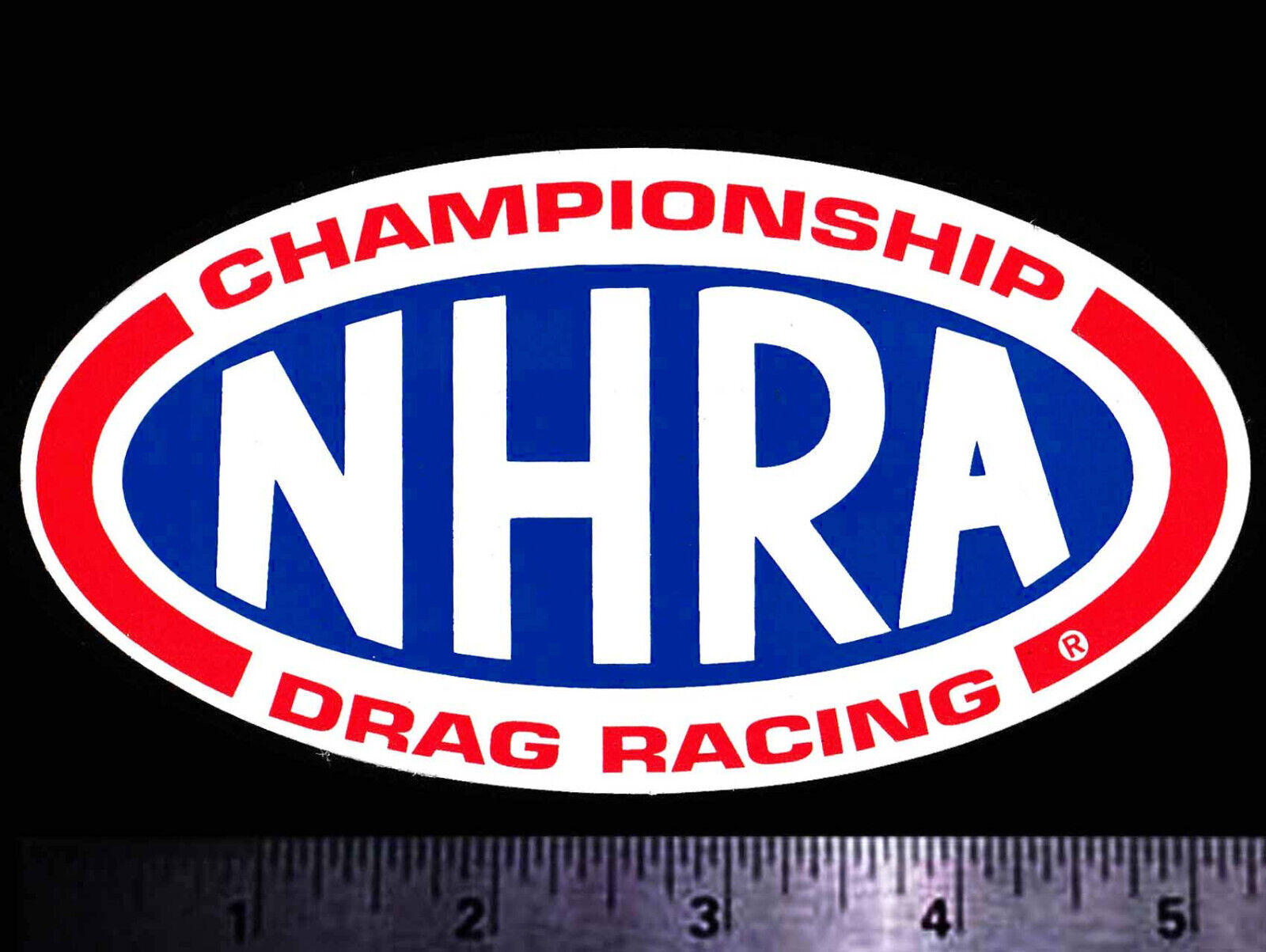 NHRA National Hot Rod Association - Original Vintage Racing Decal/Sticker 5.25”