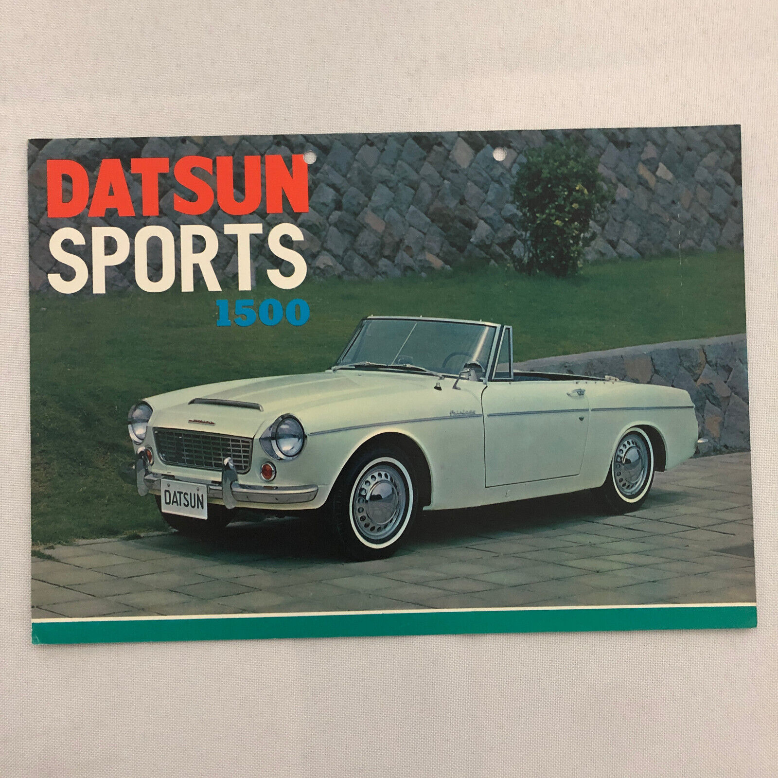 Vintage Datsun Sports 1500 Car Sales Brochure Catalog Nissan