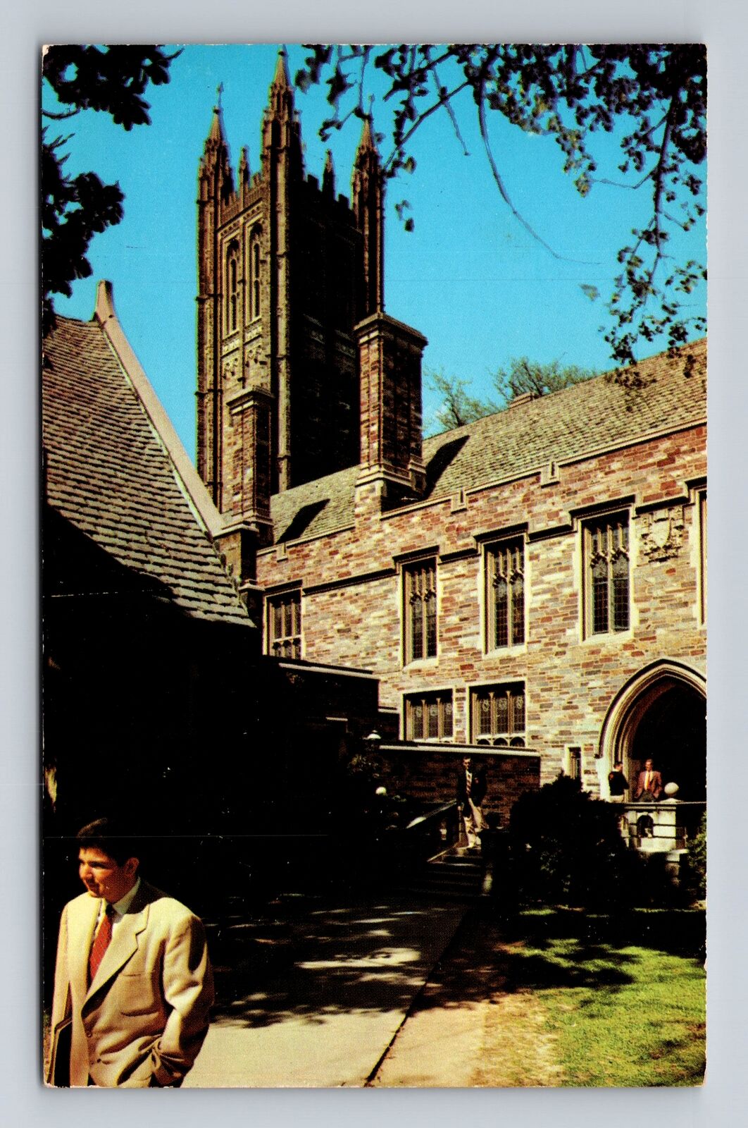 Princeton NJ-New Jersey, Princeton University Holder Tower Vintage Postcard
