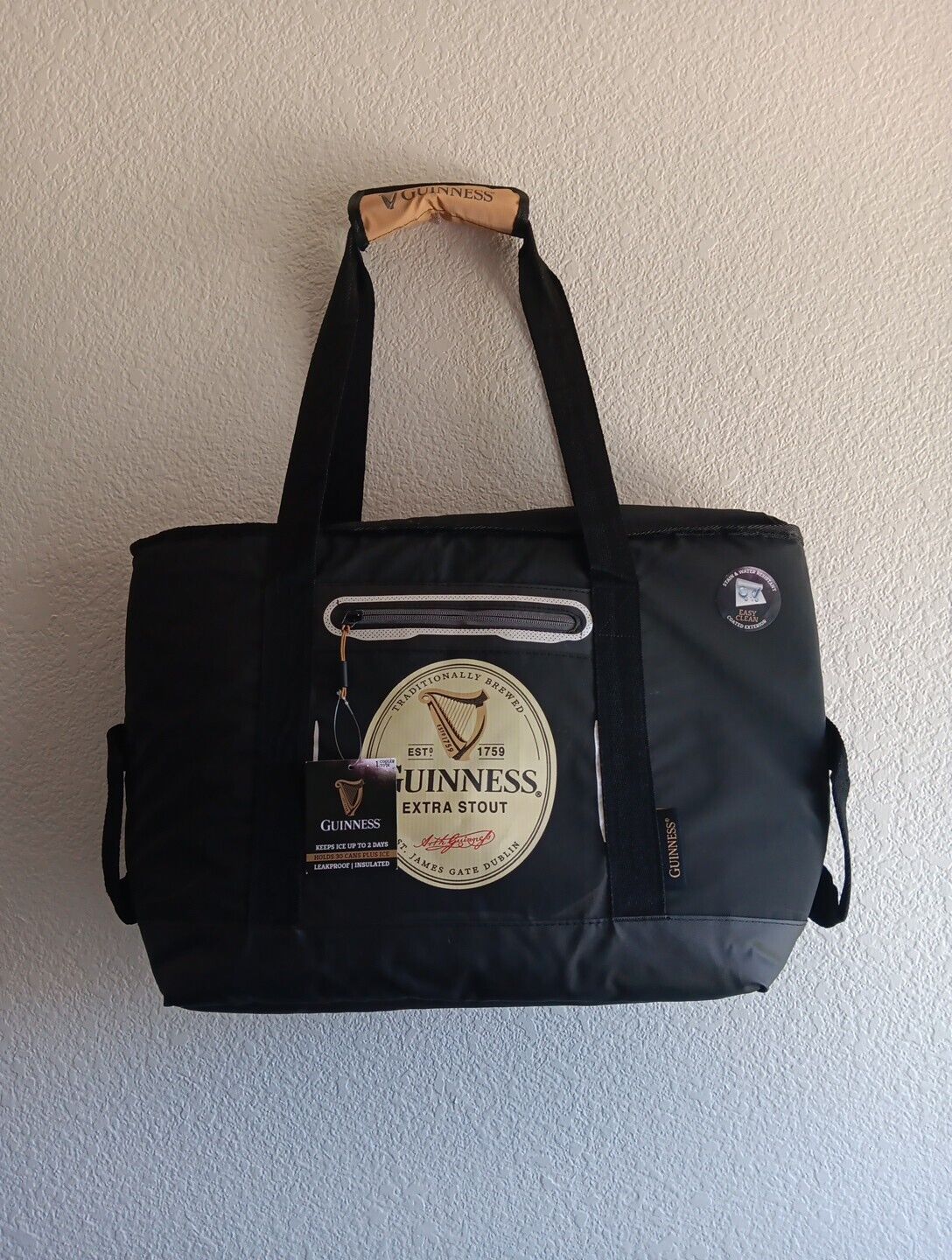 (New) Guinness 30 Can Black Cooler Tote