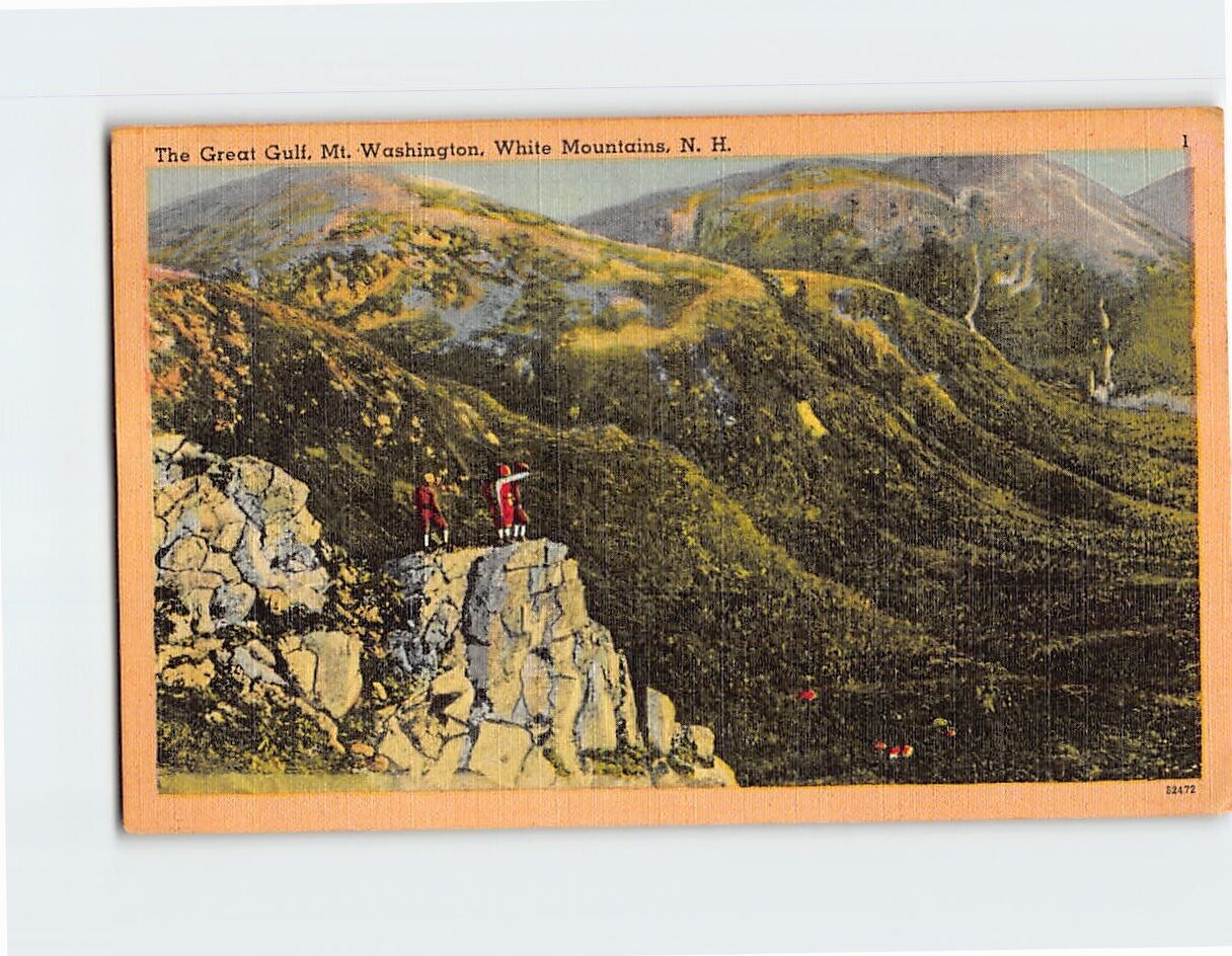Postcard The Great Gulf of Mt. Washington White Mountains New Hampshire USA