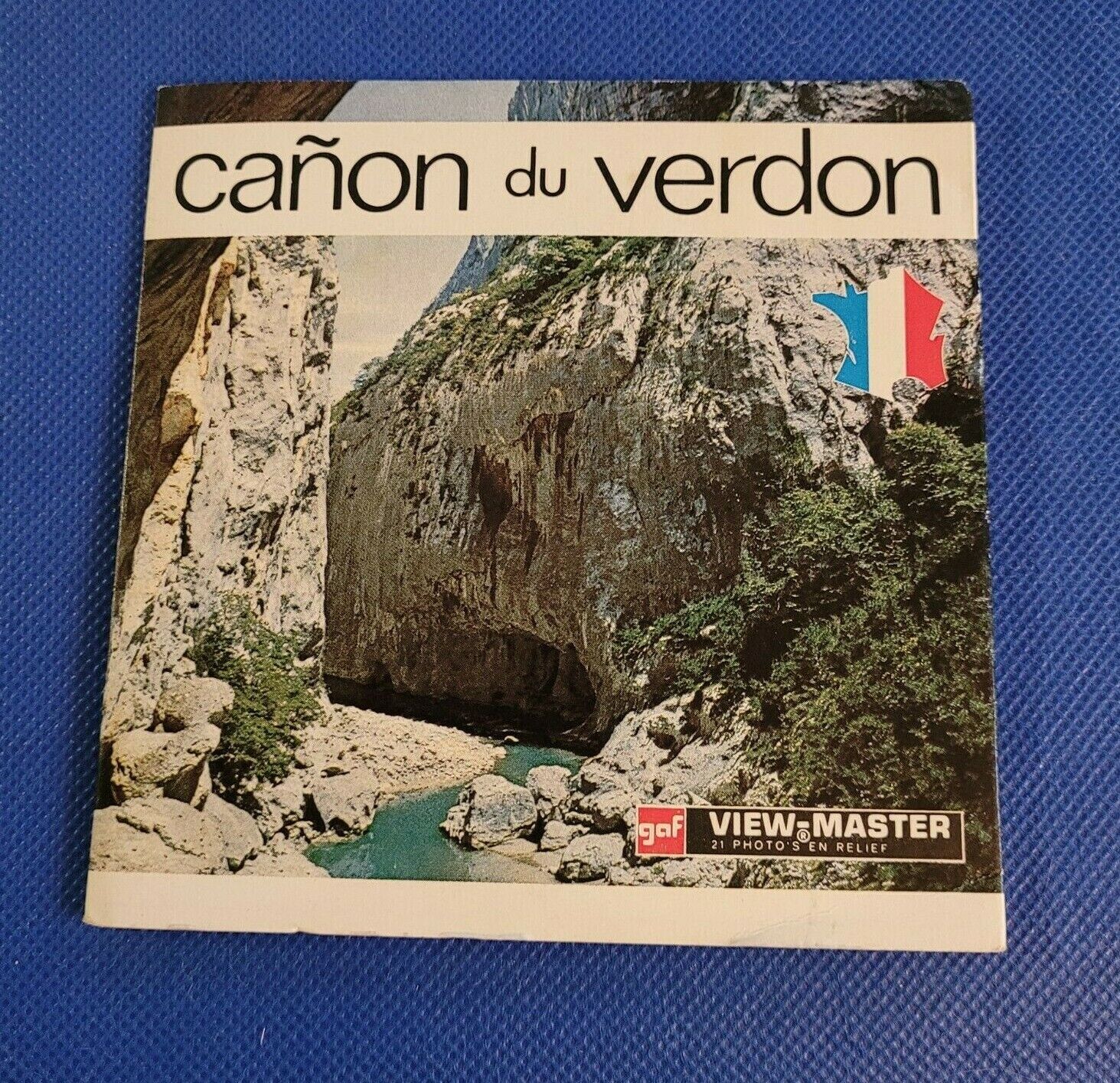 Rare Gaf C223 Canon du Verdon Canyon Gorge France view-master Reels Folder