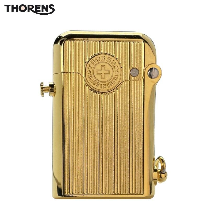 NEW THORENS 1th Single claw kerosene lighter copper one click automatic ejection