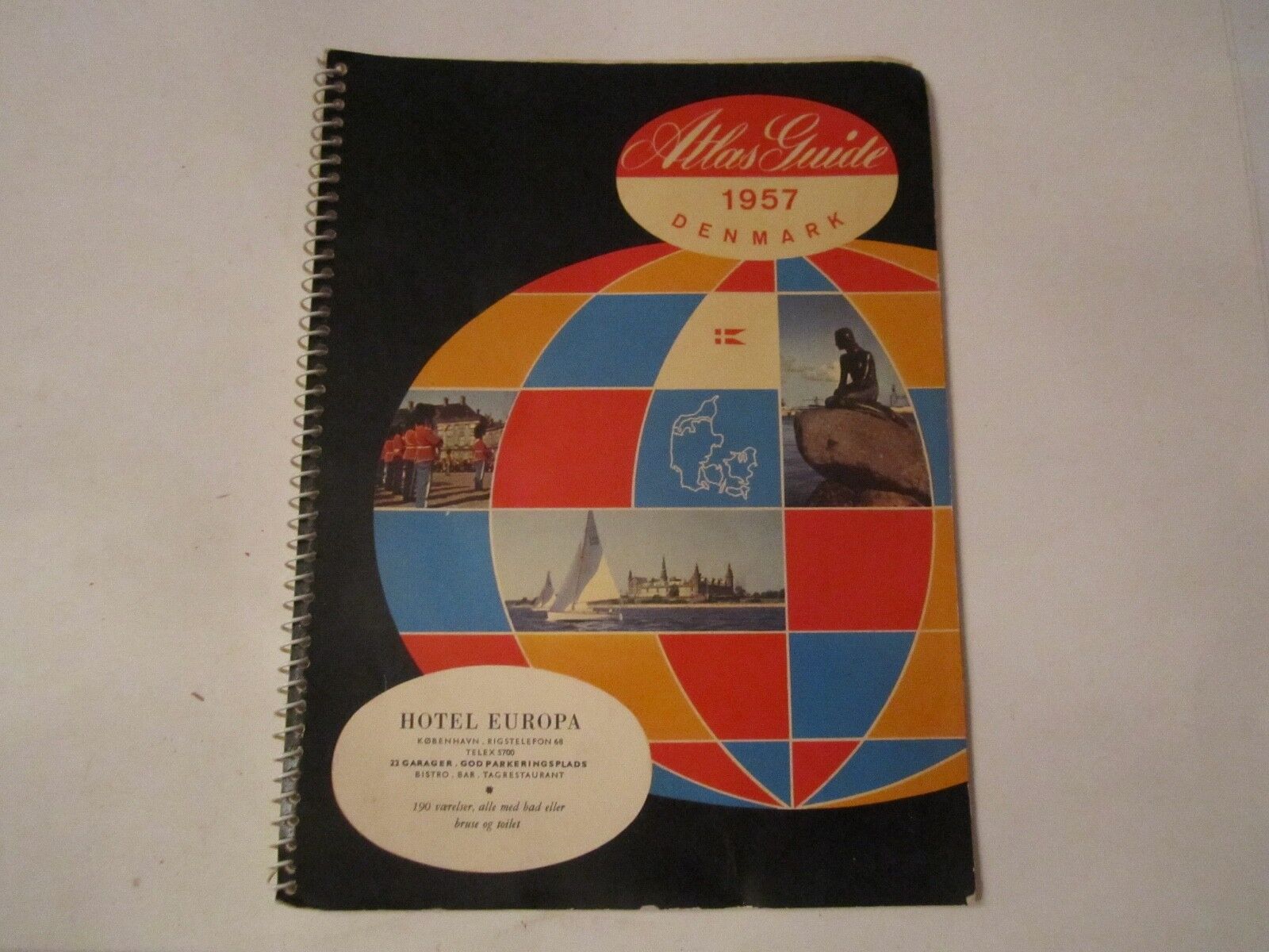 1957 DENMARK ATLAS GUIDE BOOKLET - TUB RSS