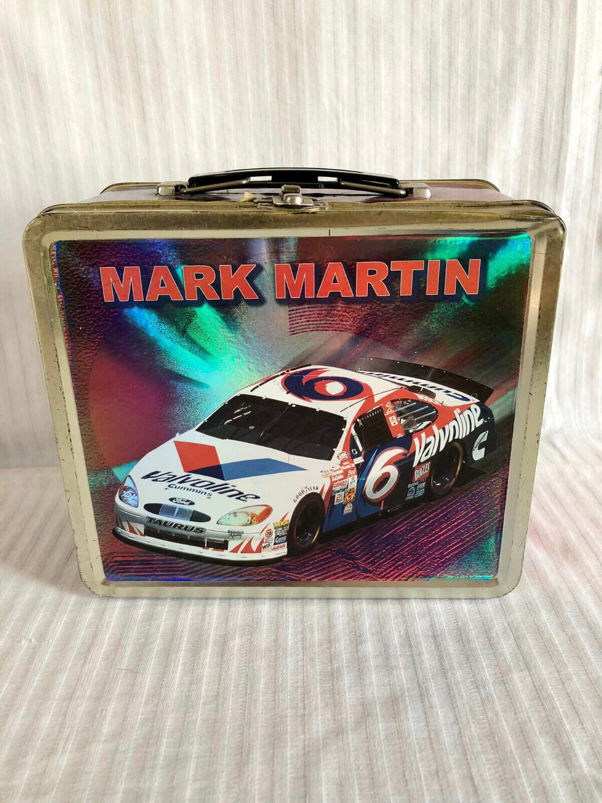 Vintage 2000 Mark Martin #6 Valvoline Metal Lunchbox