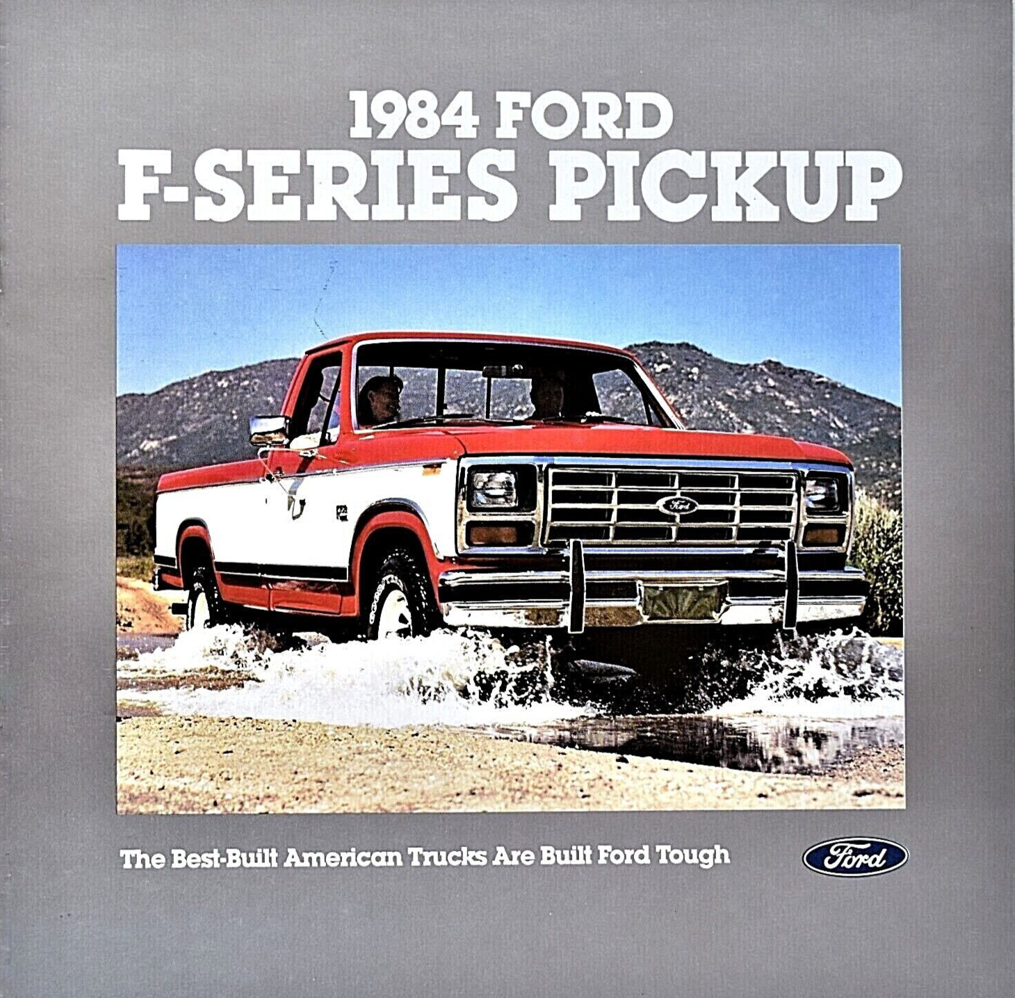 1984 FORD F-SERIES PICKUP  SALES BROCHURE CATALOG ~ 20 PAGES ~ 11