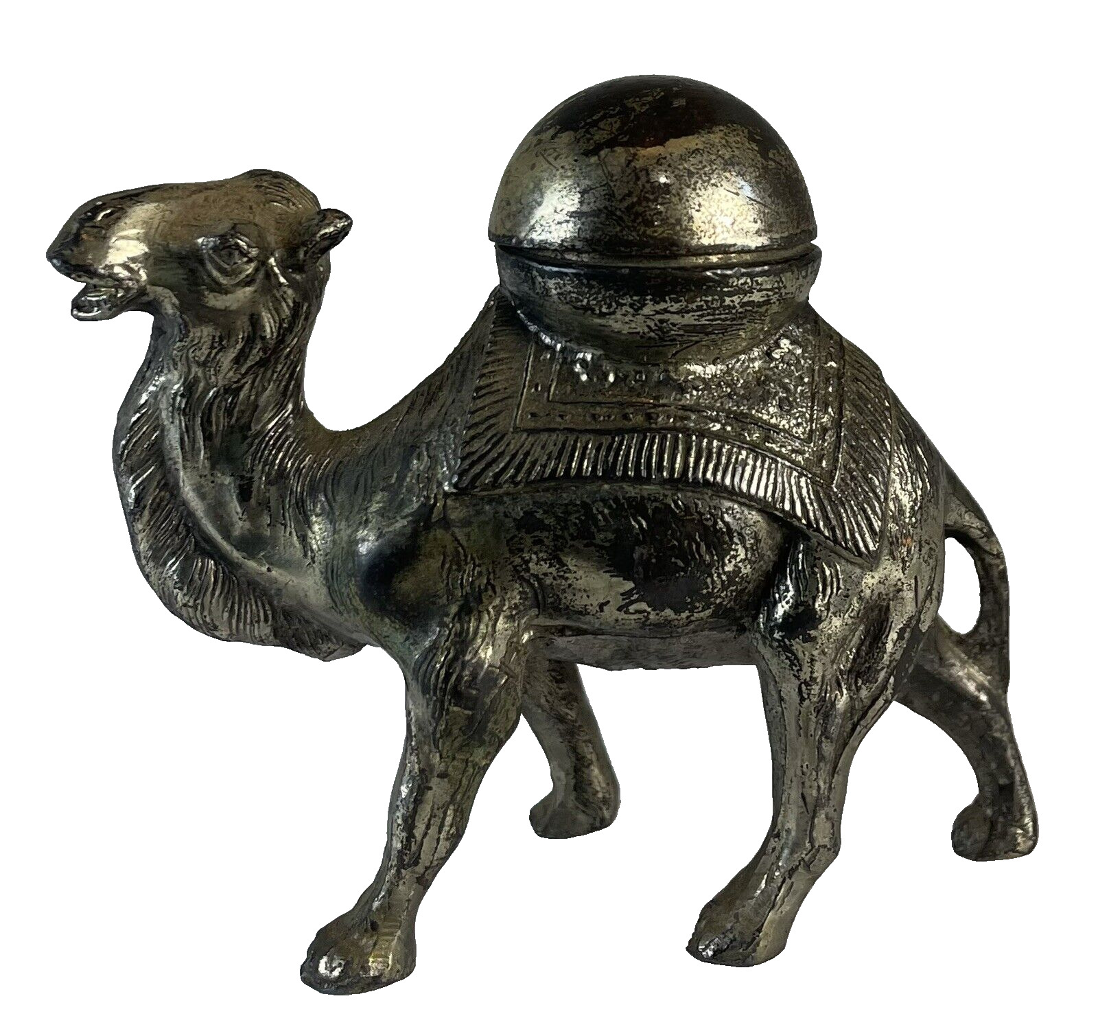 Rare Mid-Century figural Camel 3” Tall Table Lighter