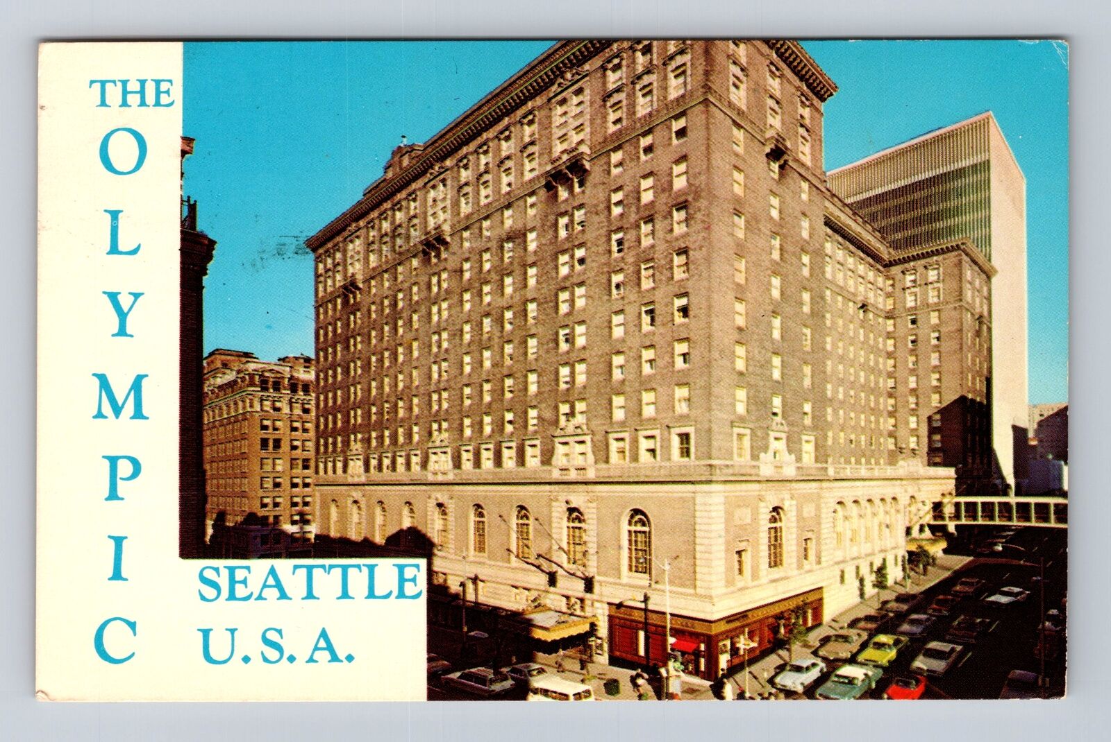 Seattle WA-Washington, Olympic Hotel, Advertising Antique Vintage c1968 Postcard