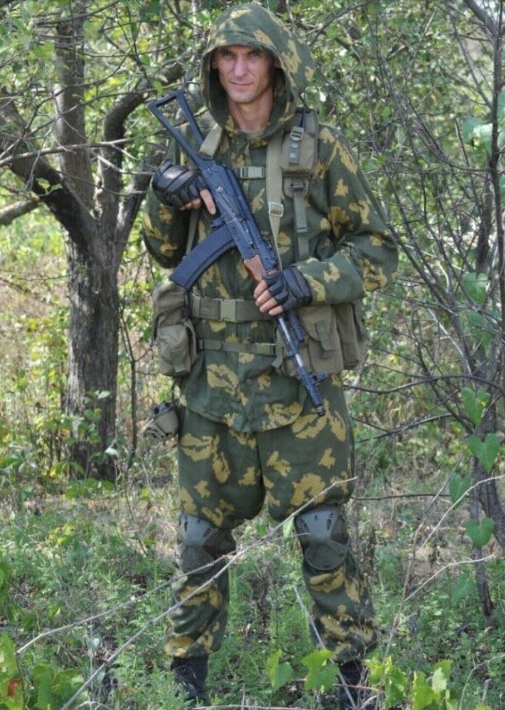 Soviet Army camouflage KZS Berezka Dubok USSR Camo Meshy Suit. Size 2.