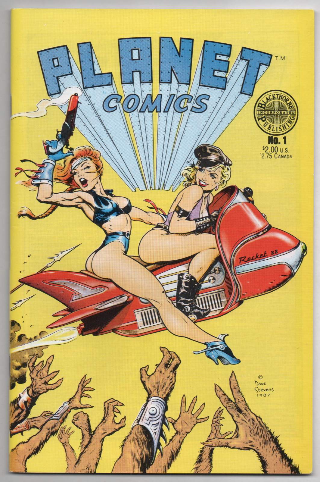 #1 Planet Comics 1988 NM- Vintage Comic, Dave Stevens Art