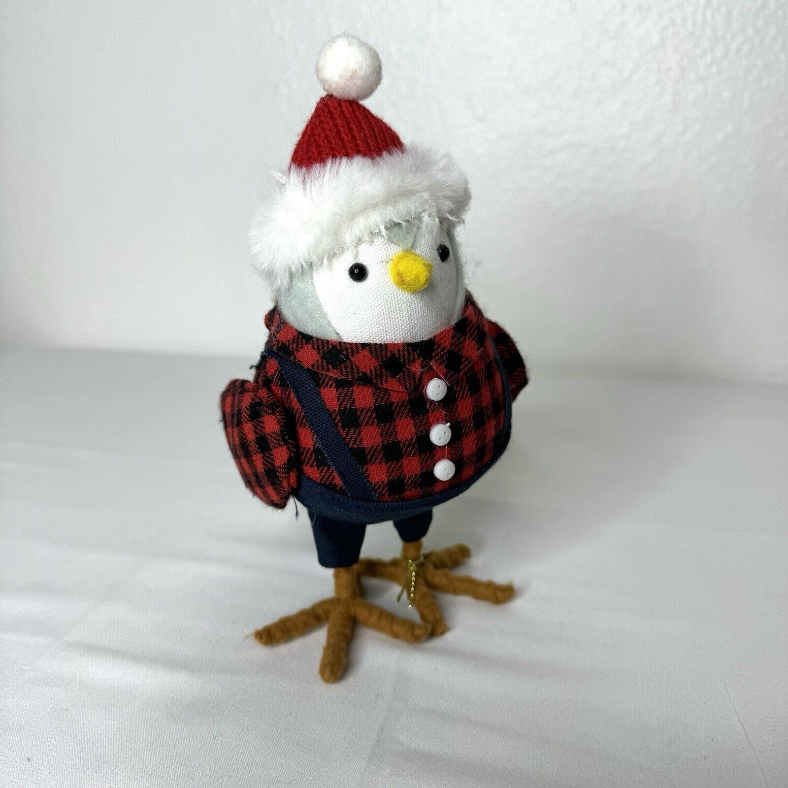 Target Wondershop 2021 Christmas Featherly Friends CLEF Fabric Bird Figurine