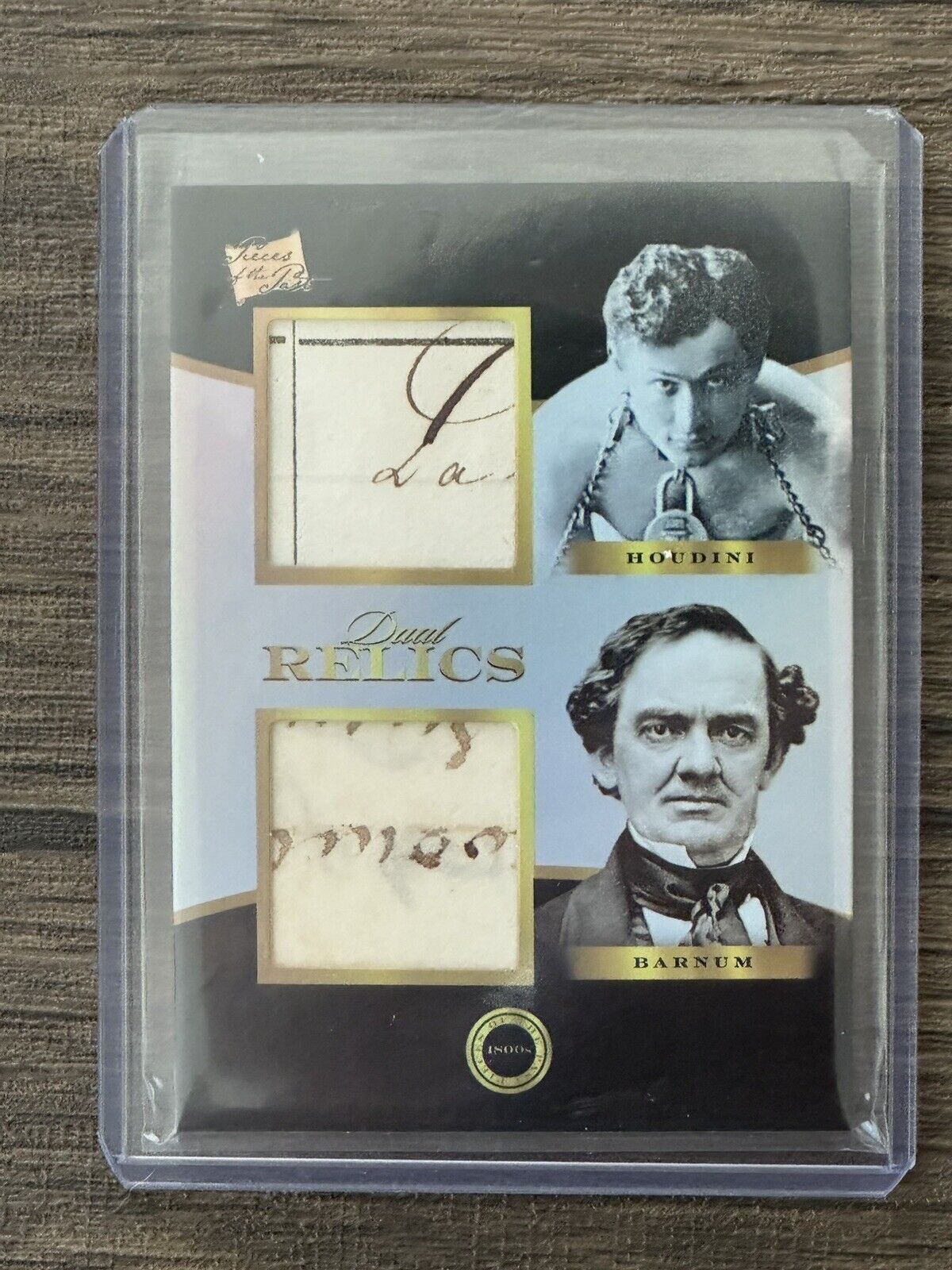 Harry Houdini/PT Barnum Authentic Handwritting Pieces Of The Past